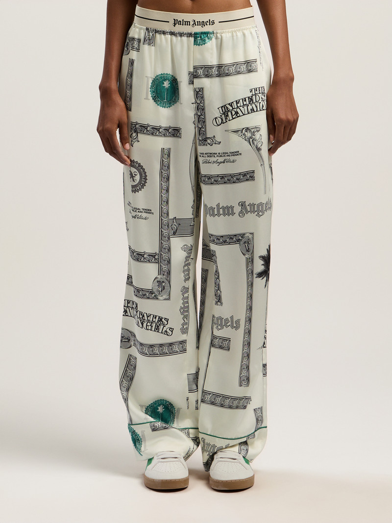 Palm Angels Dollar Print Pajama Pants outlook