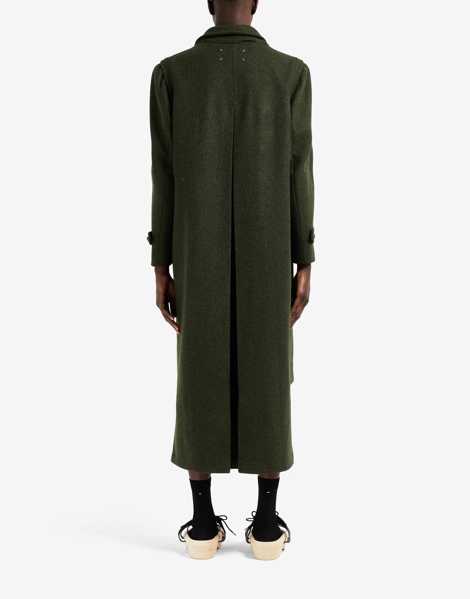 Wool cloth long coat - 4