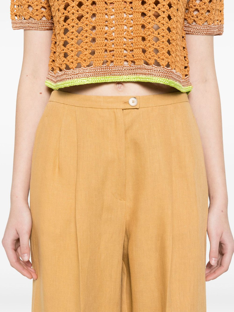linen darted trousers 5