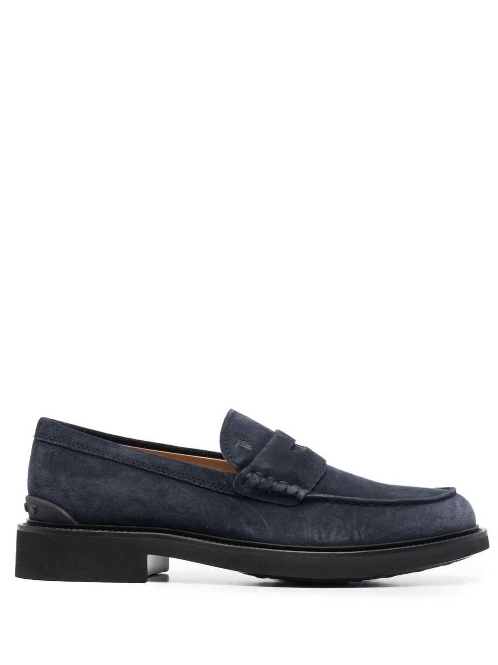 suede slip-on loafers - 1