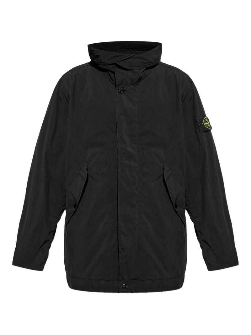 Compass-patch parka jacket 1