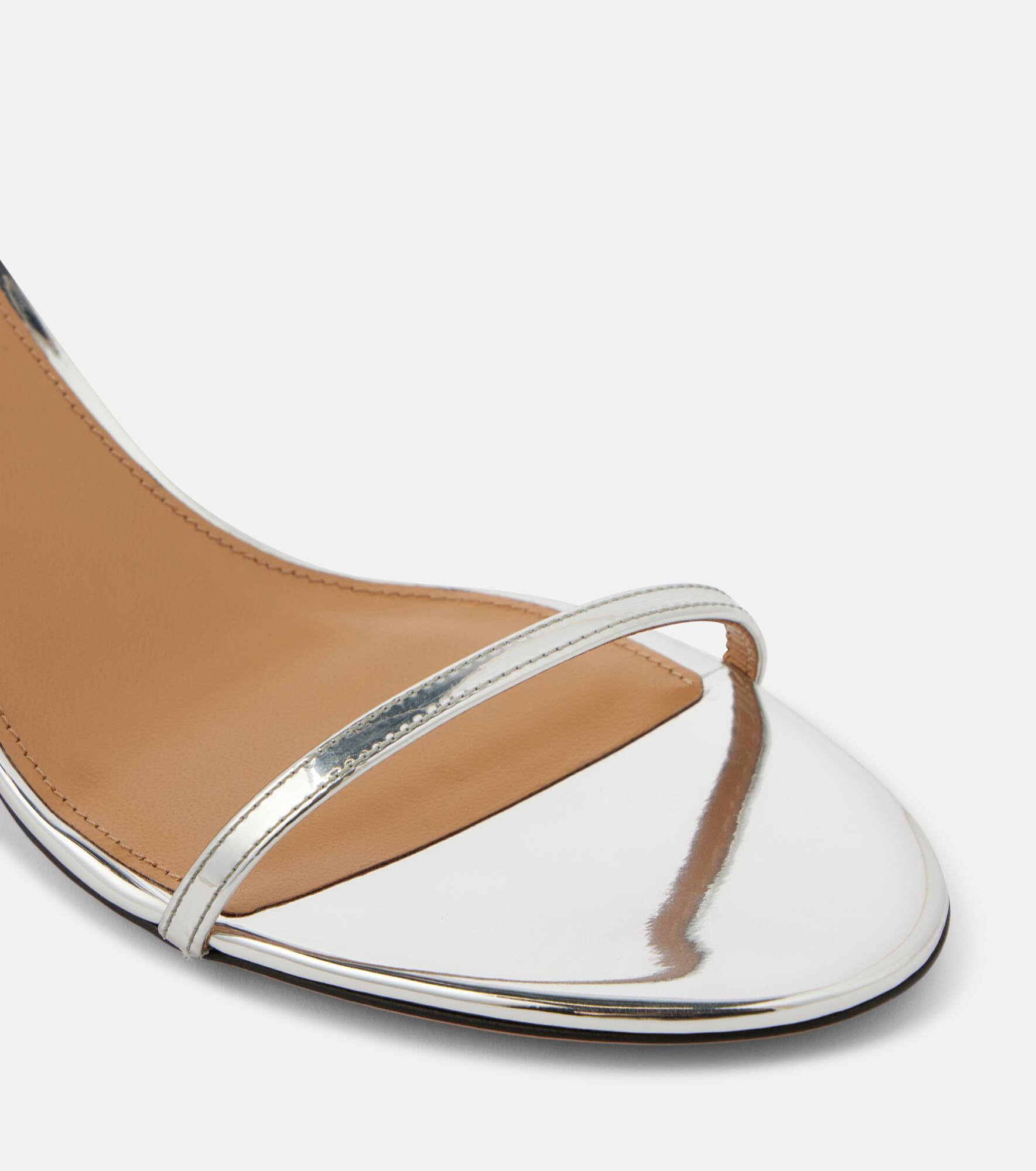 Olie 50 mirrored leather sandals - 6