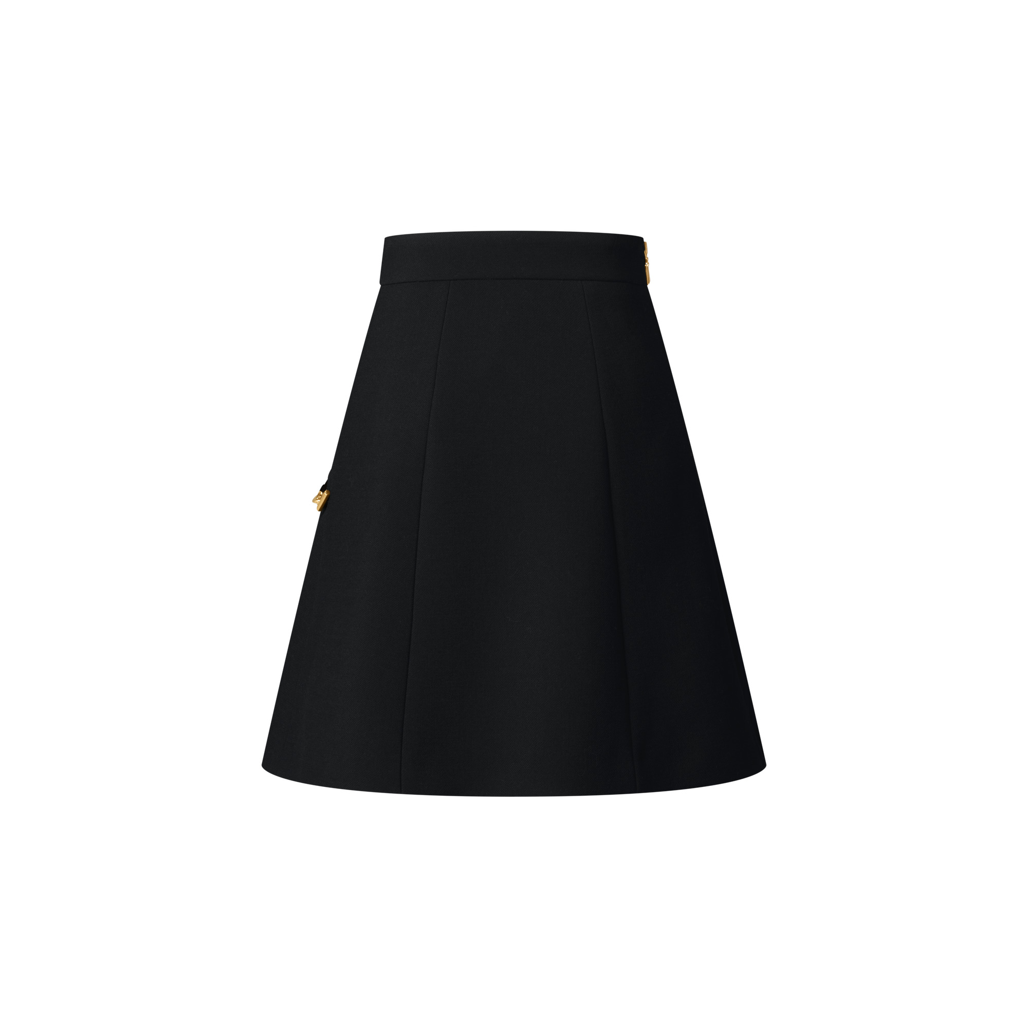 Chain Detail A-Line Mini Skirt - 3