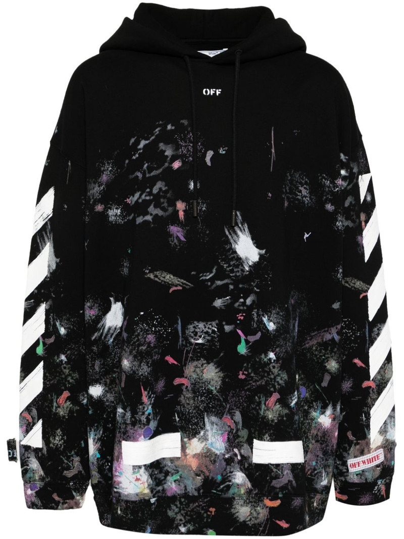 graphic-printed hoodie - 1