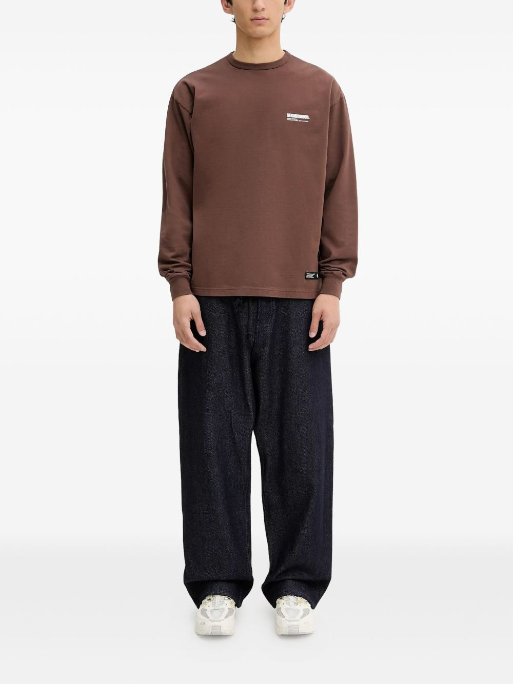 logo-print long-sleeve sweatshirt - 2