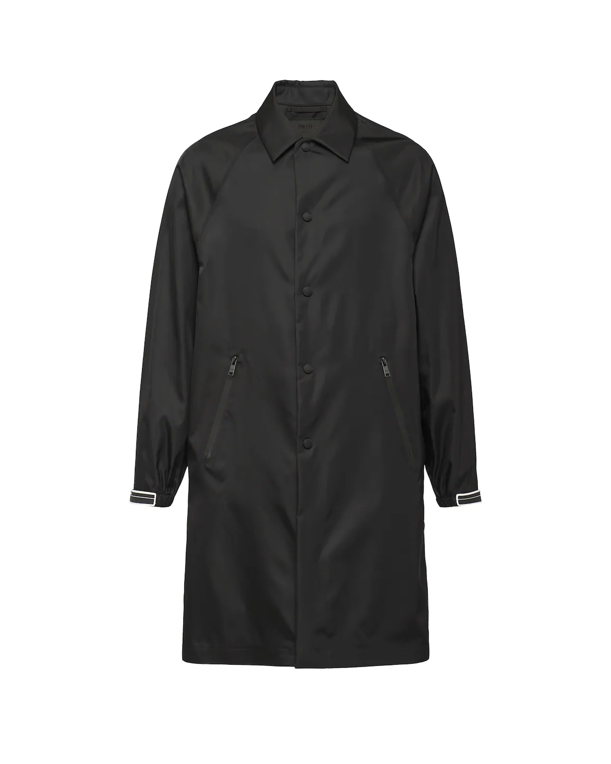 Active color gabardine raincoat - 1