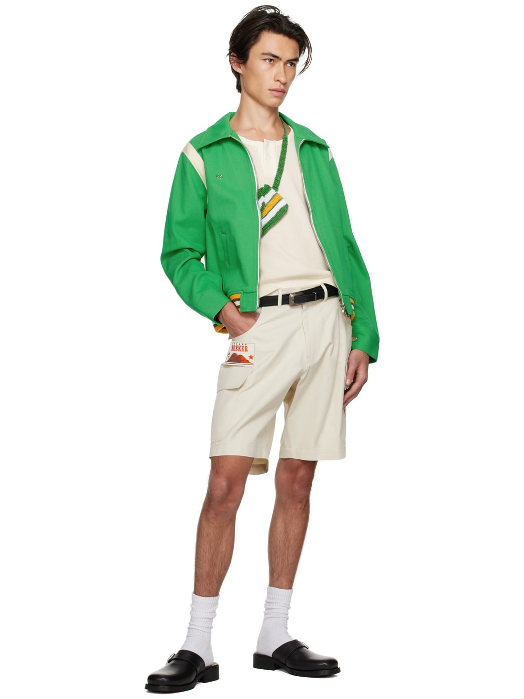 SSENSE Exclusive Beige Seeker Shorts - 5