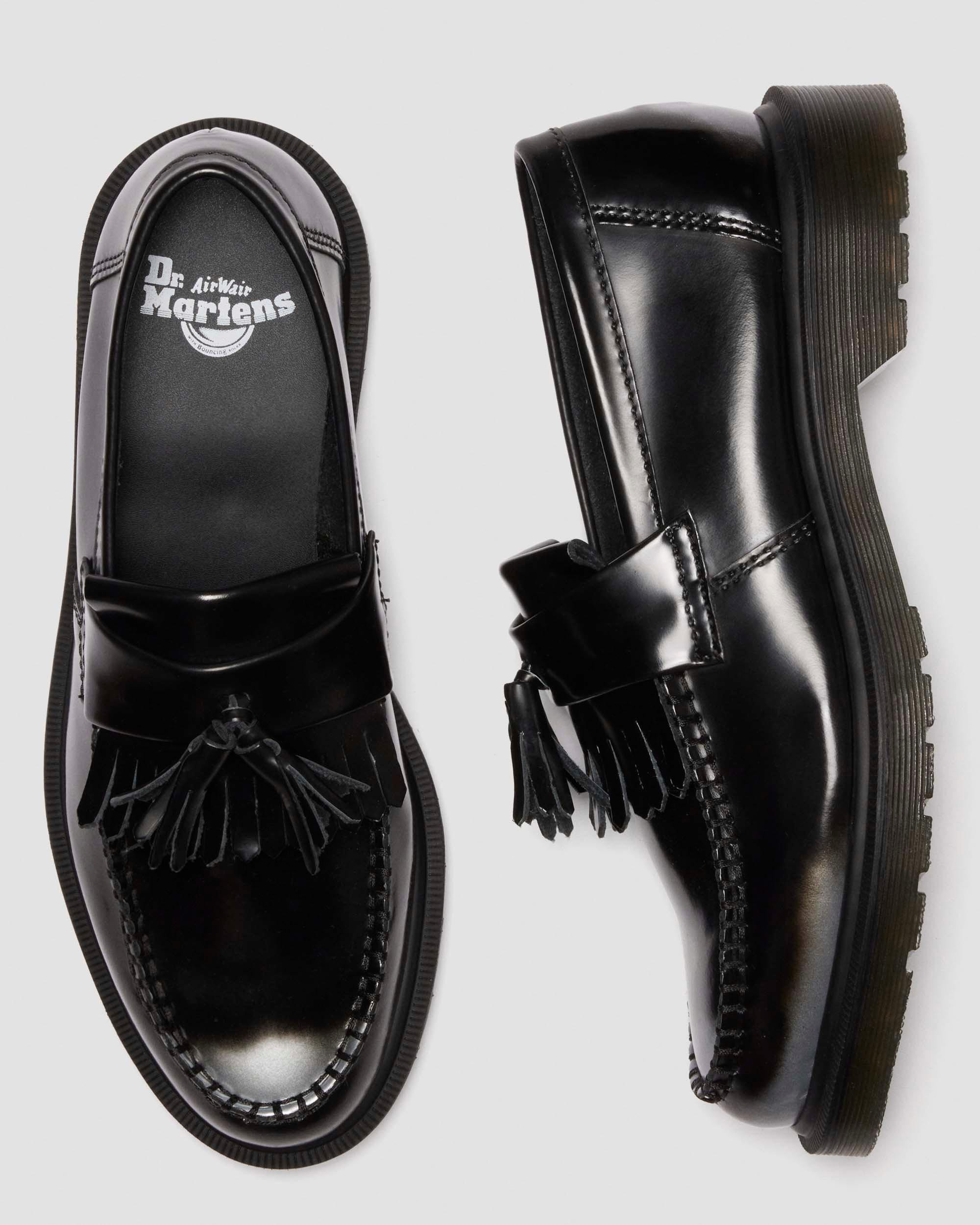 Adrian Arcadia Rub Off Leather Tassel Loafers - 2