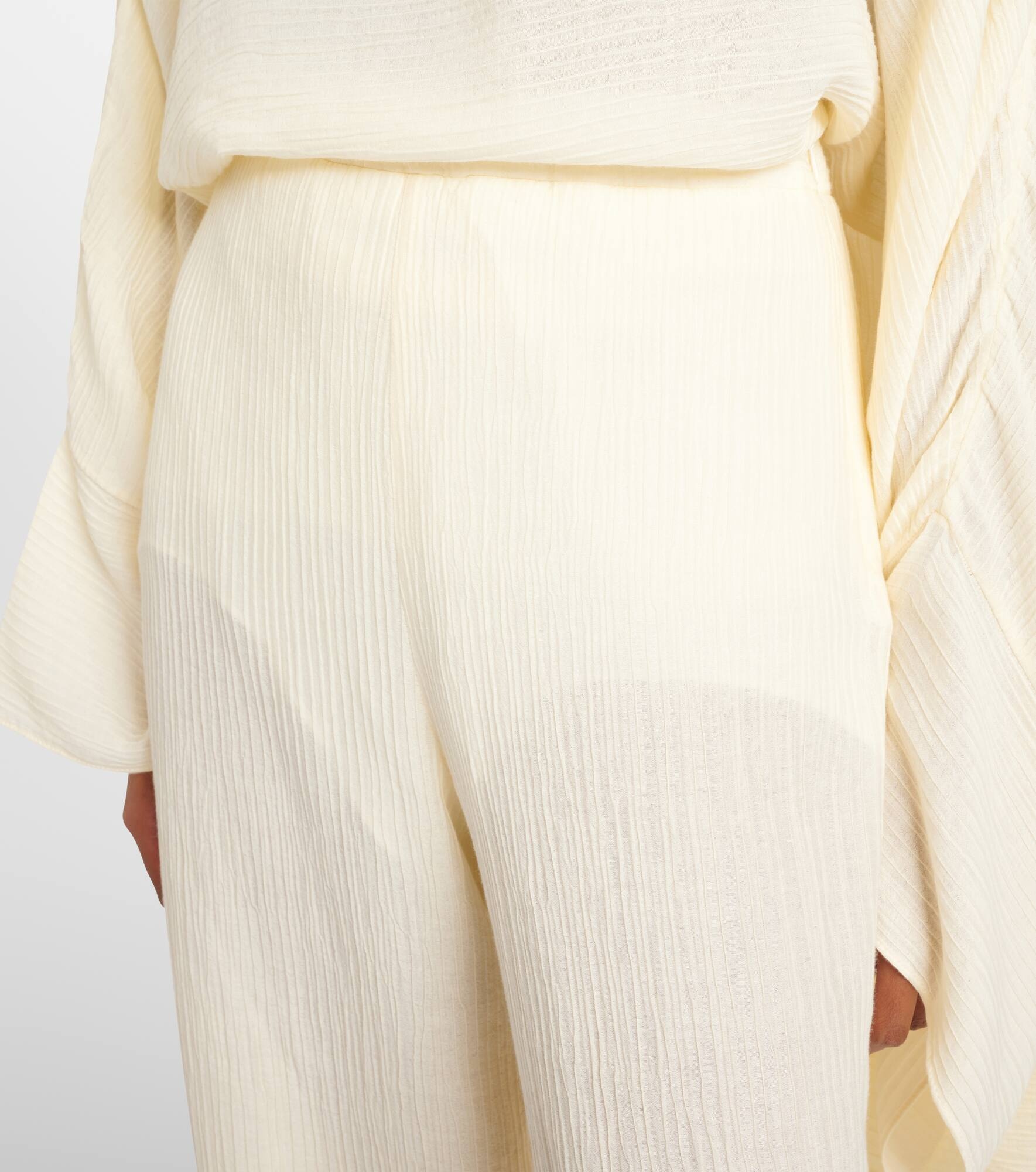 Zoagli cotton and silk-blend straight pants - 4