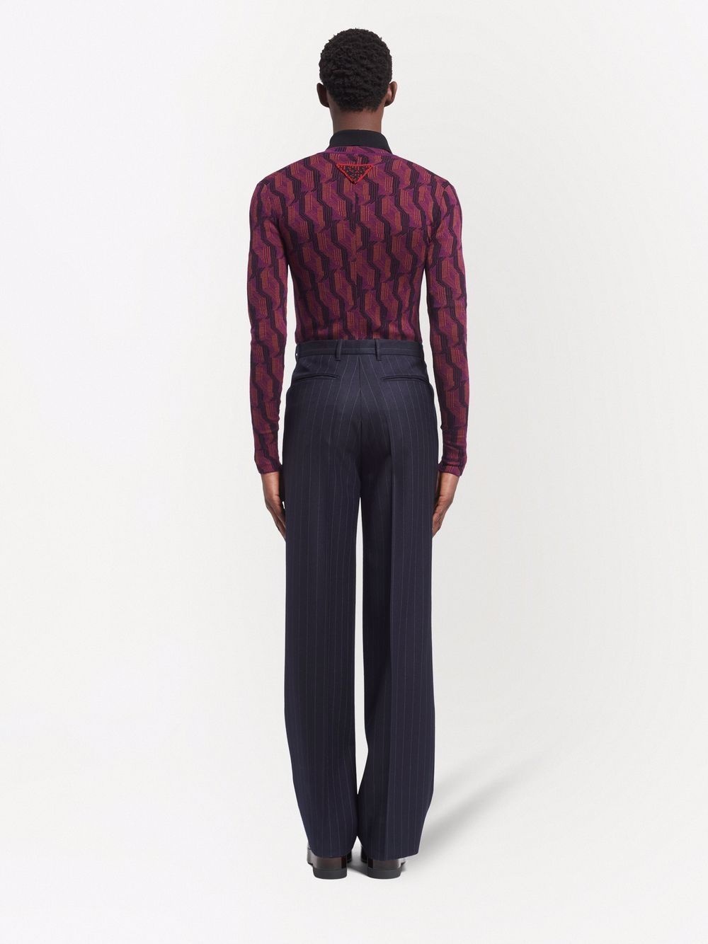 striped tailored trousers - 4
