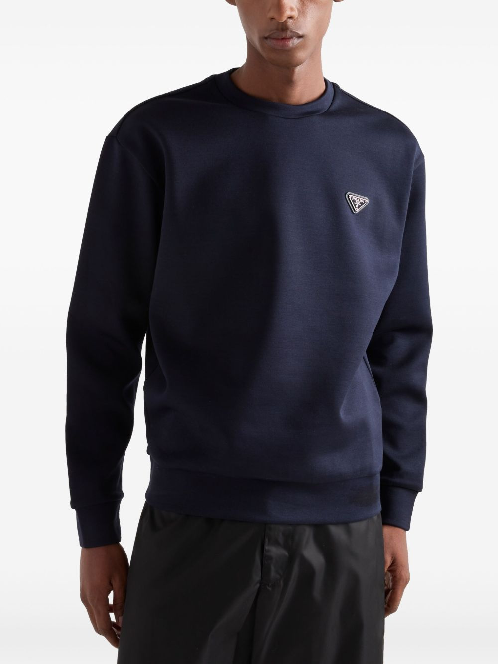 triangle-logo sweatshirt - 4