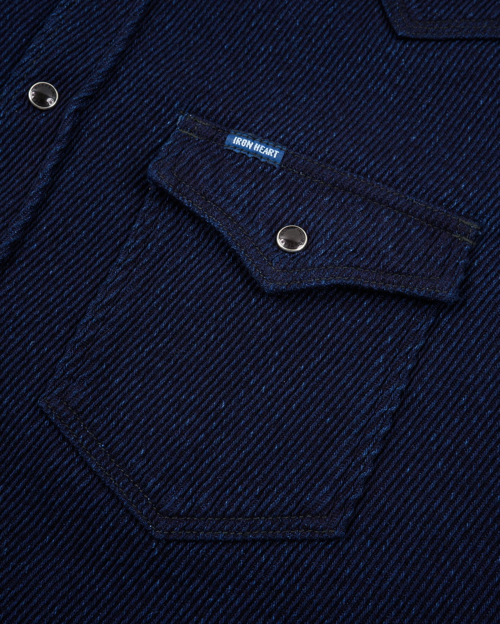 IHSH-208-IND Kersey Western Shirt - Indigo - 13