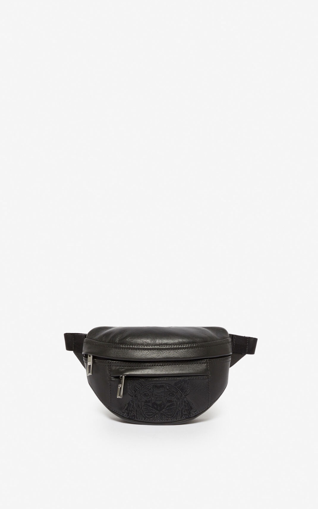 Mini leather 'Kampus' Tiger bumbag - 1