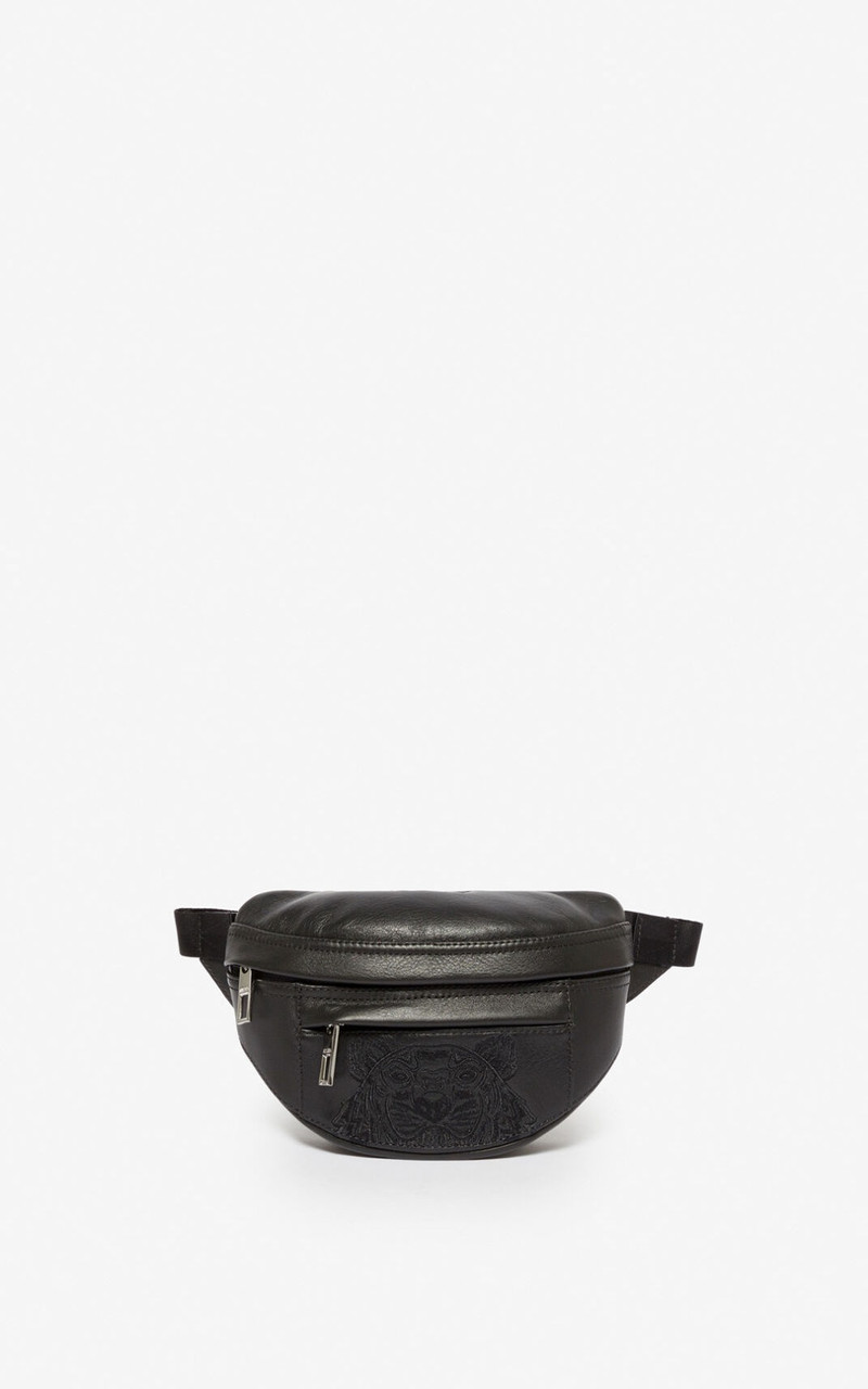Mini leather 'Kampus' Tiger bumbag 1