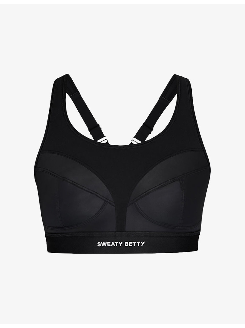 Power Pro Branded Stretch-Woven Bra 1