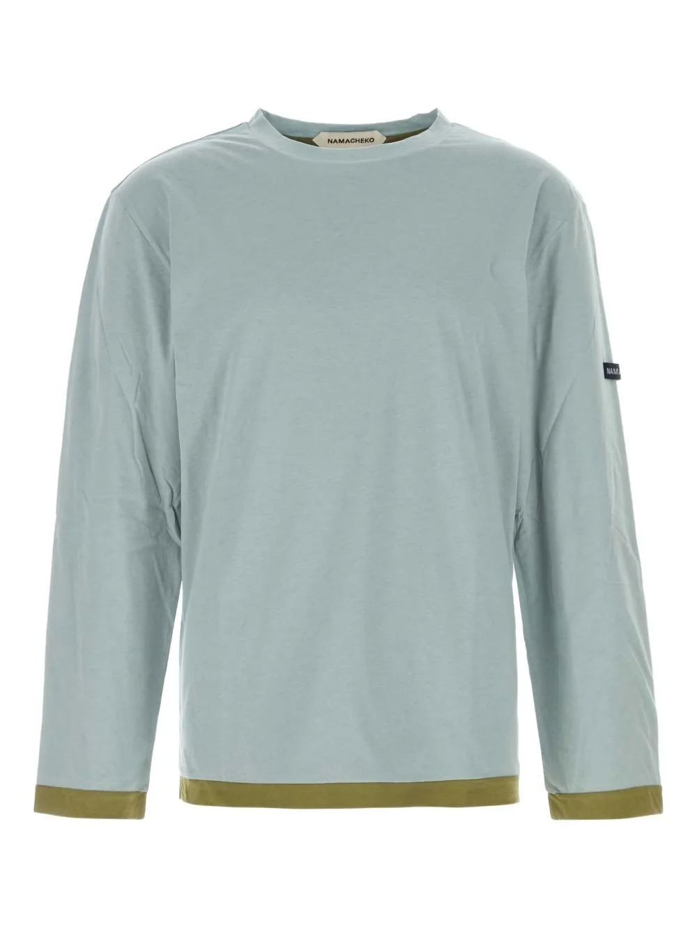 long-sleeved cotton T-shirt - 1