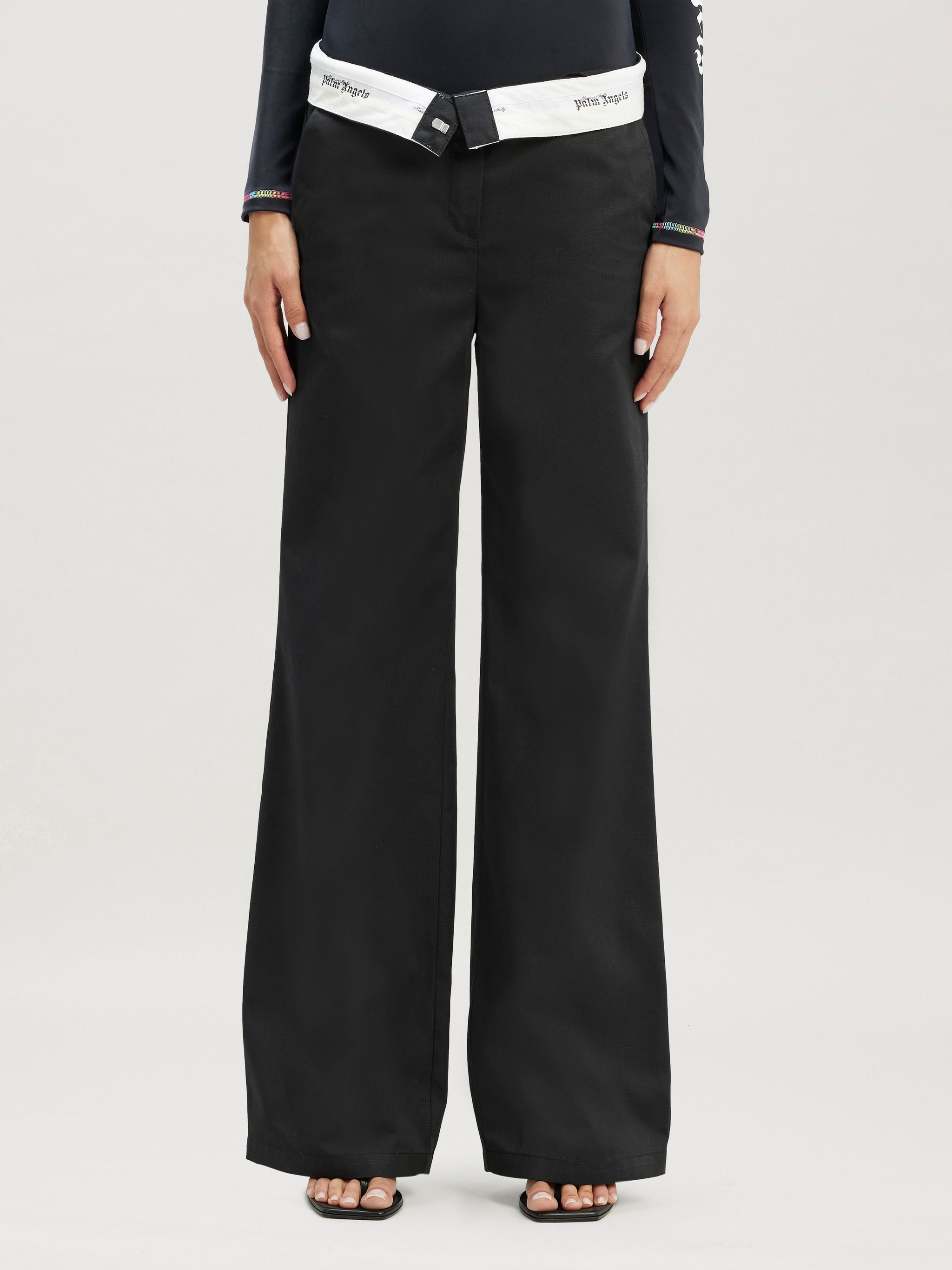 Reversed Waistband Chino Pants - 3