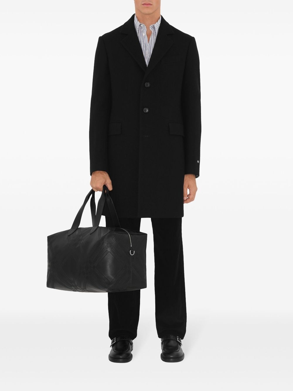 embossed-check holdall - 2