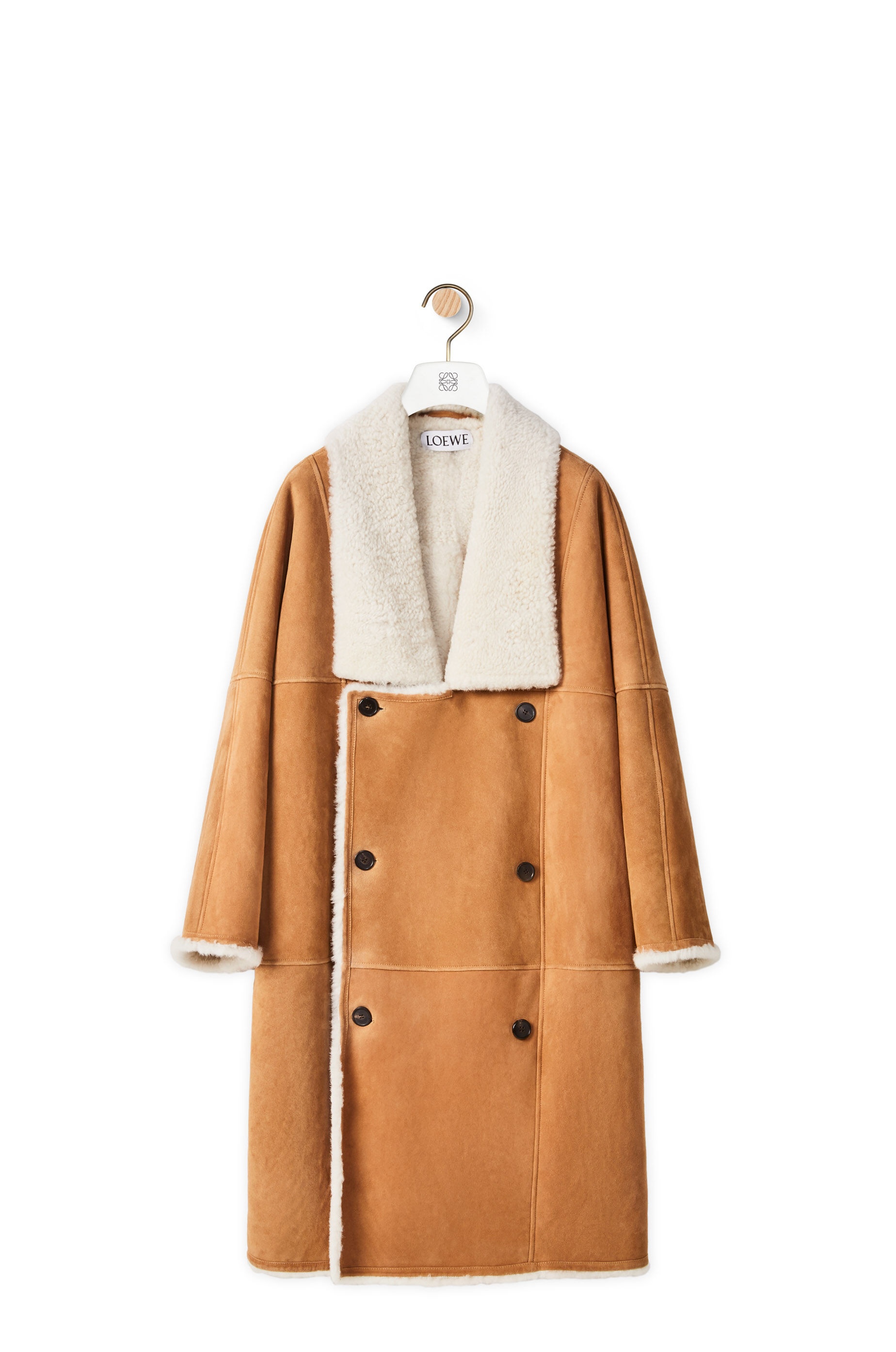 Oversize shearling coat - 1