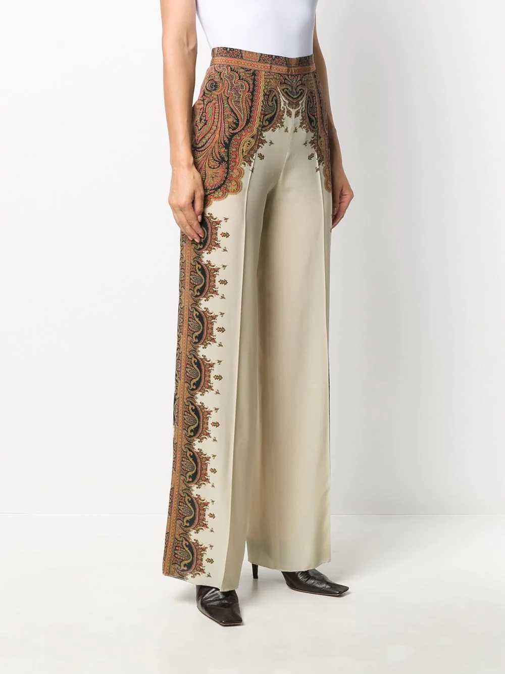 paisley-print palazzo trousers - 3