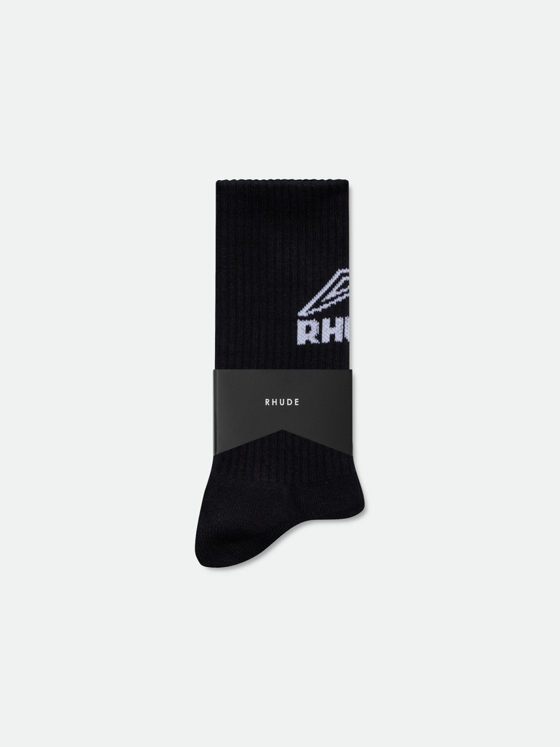 Rhude FOOTY LOGO SOCK outlook