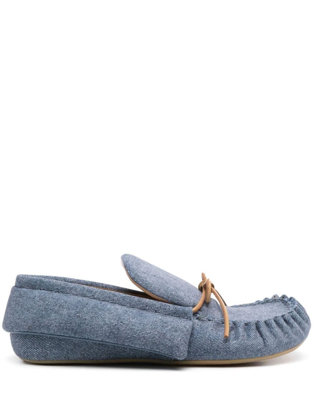bow-embellished loafers - 1