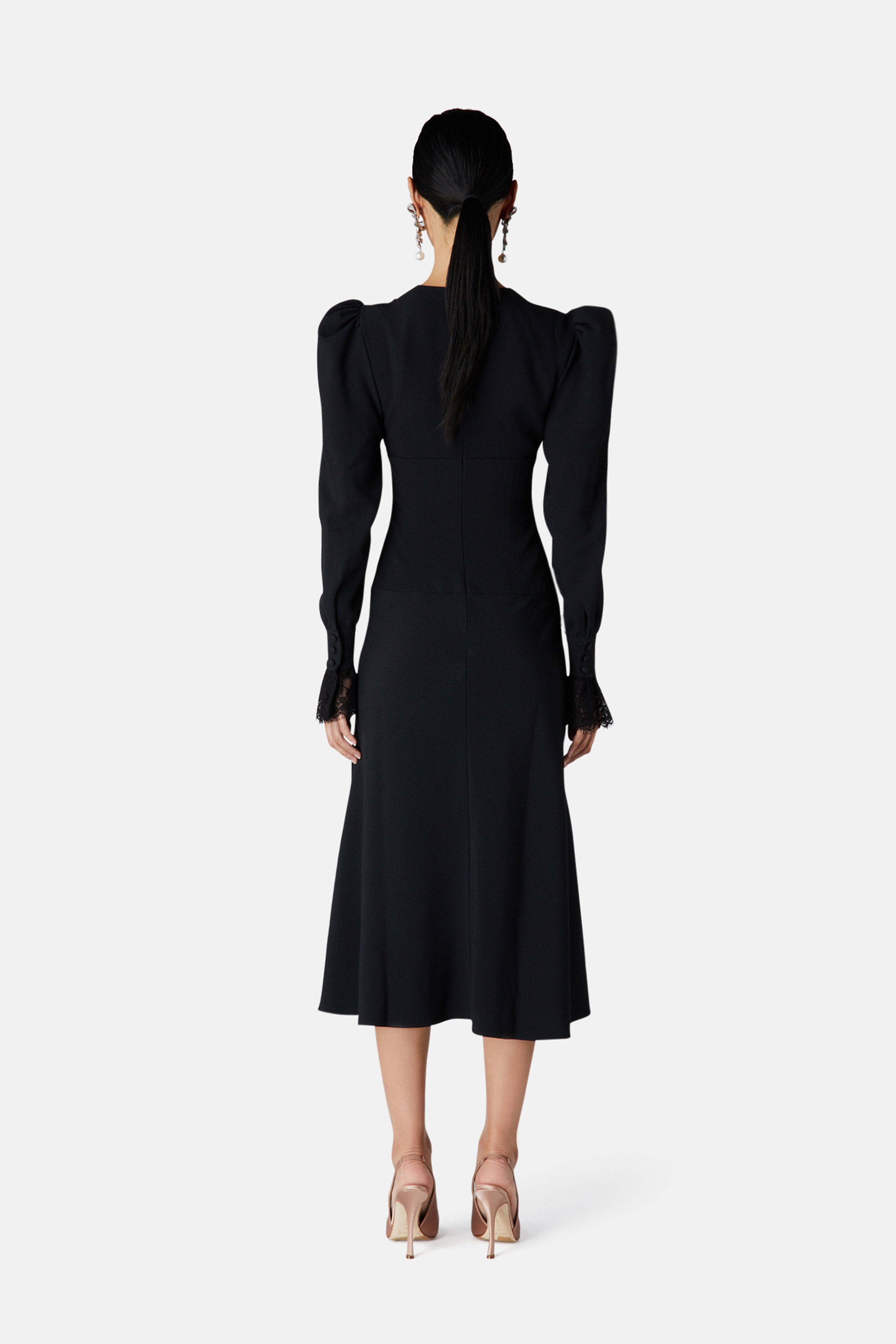 V-NECK DRESS - 4