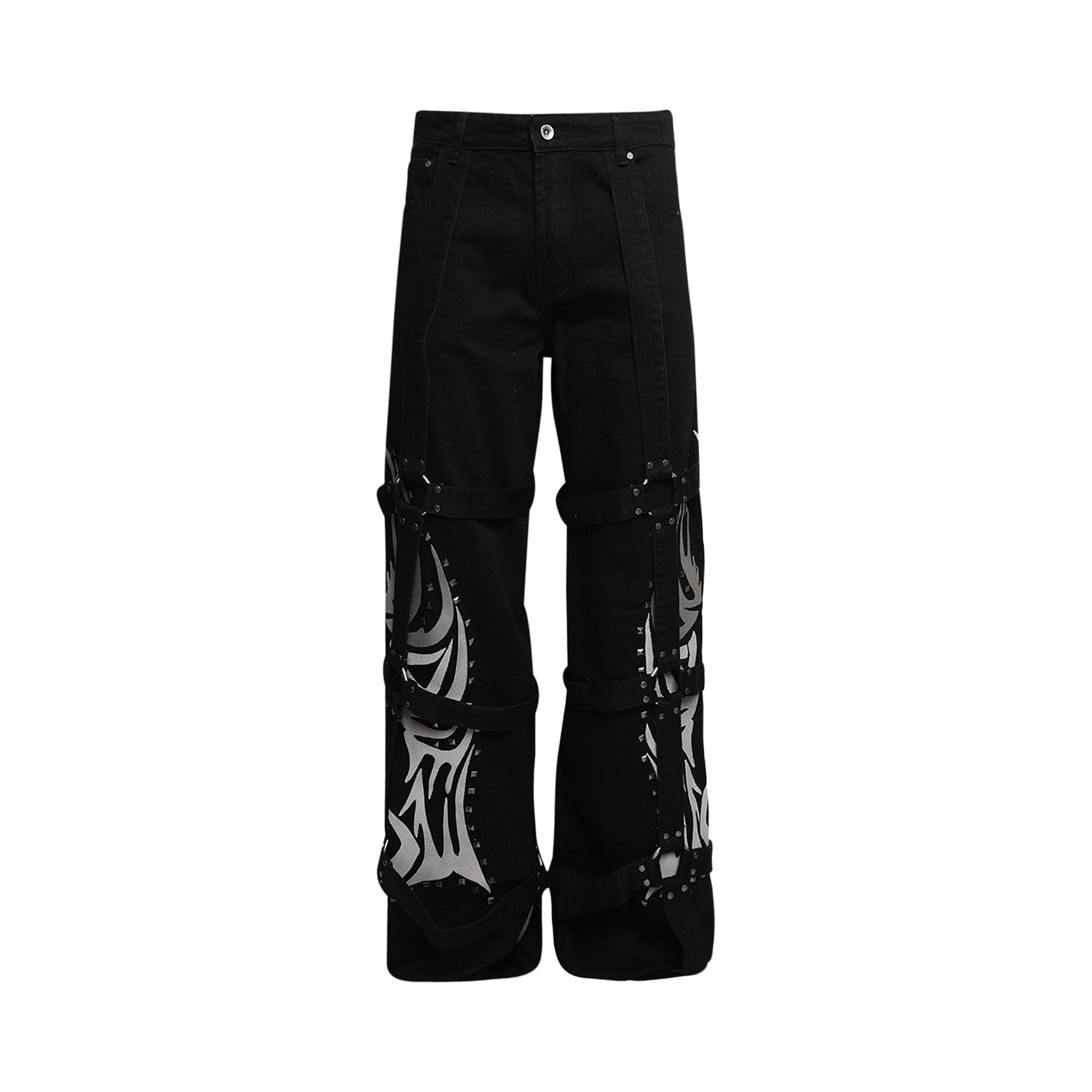 Who Decides War Winged Logo Bondage Pant 'Coal' - 1
