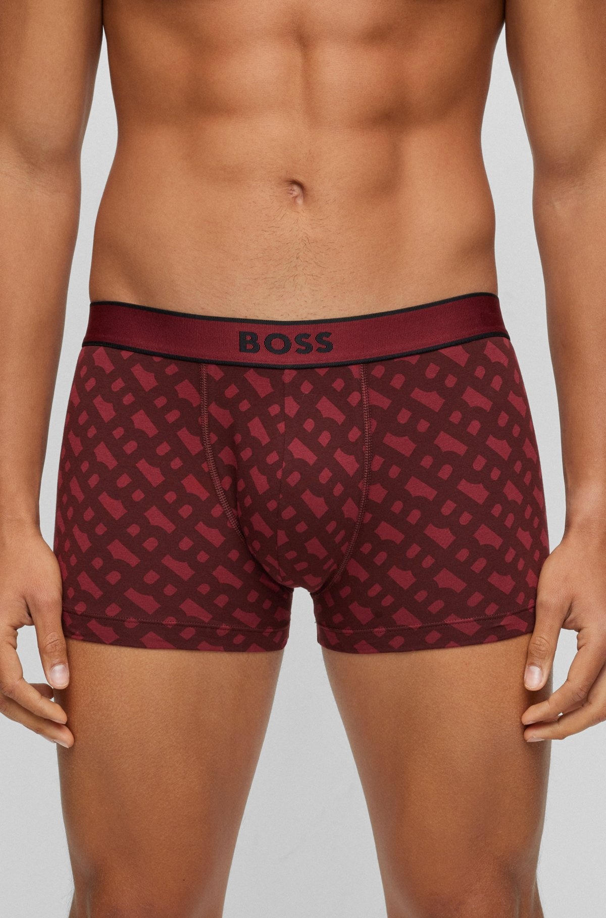 SEASONAL-PRINT TRUNKS IN COTTON WITH STRETCH - 4