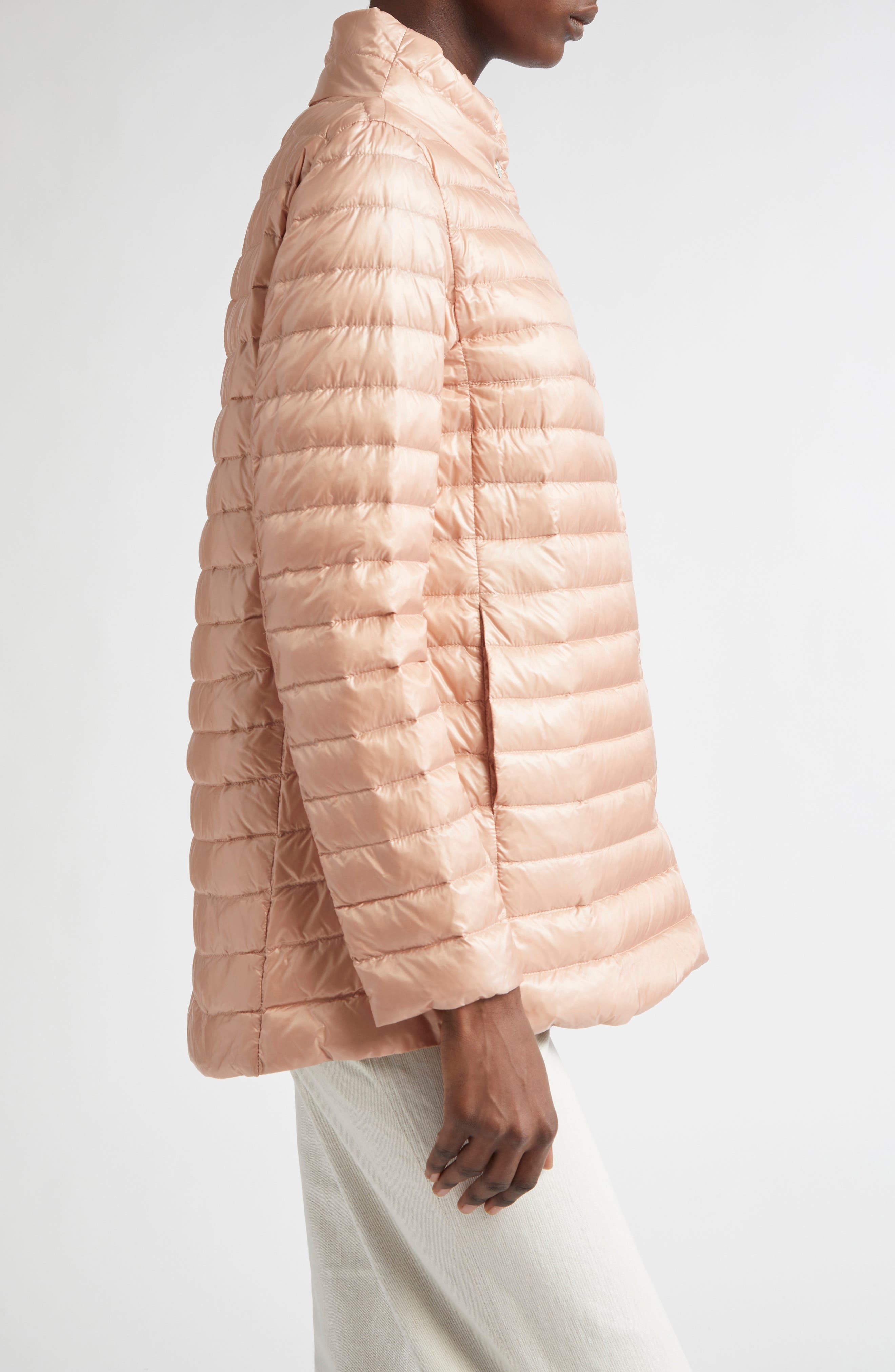 Herno Ultralight Reversible Down Puffer Jacket in Pink To Champagne at Nordstrom - 4