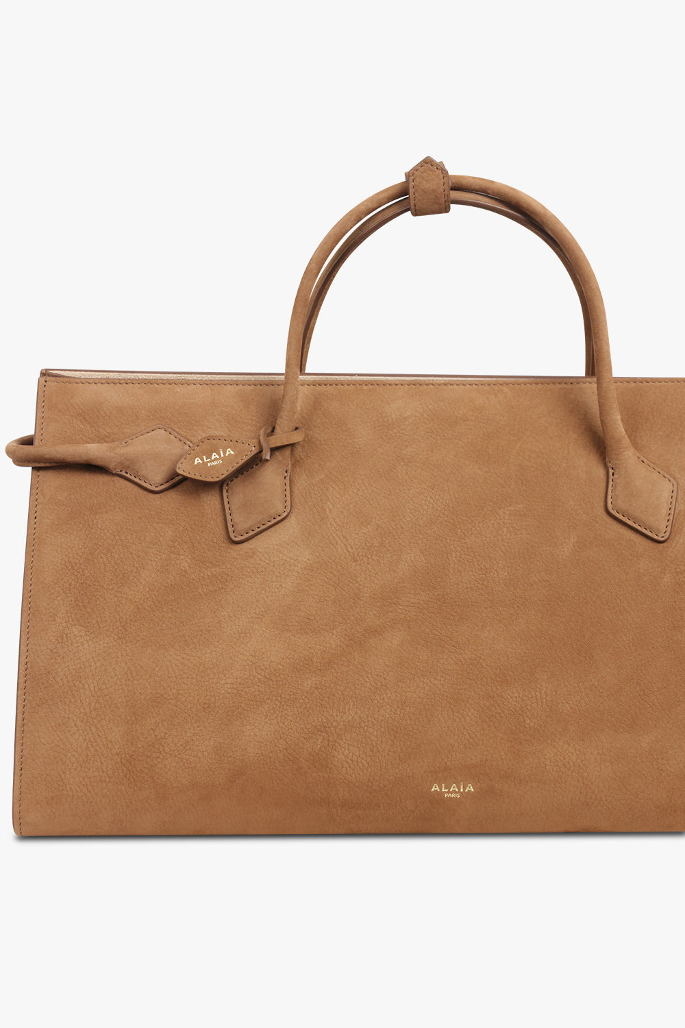 LE TECKEL E/W NUBUCK TOTE BAG | SHADOW BROWN - 4