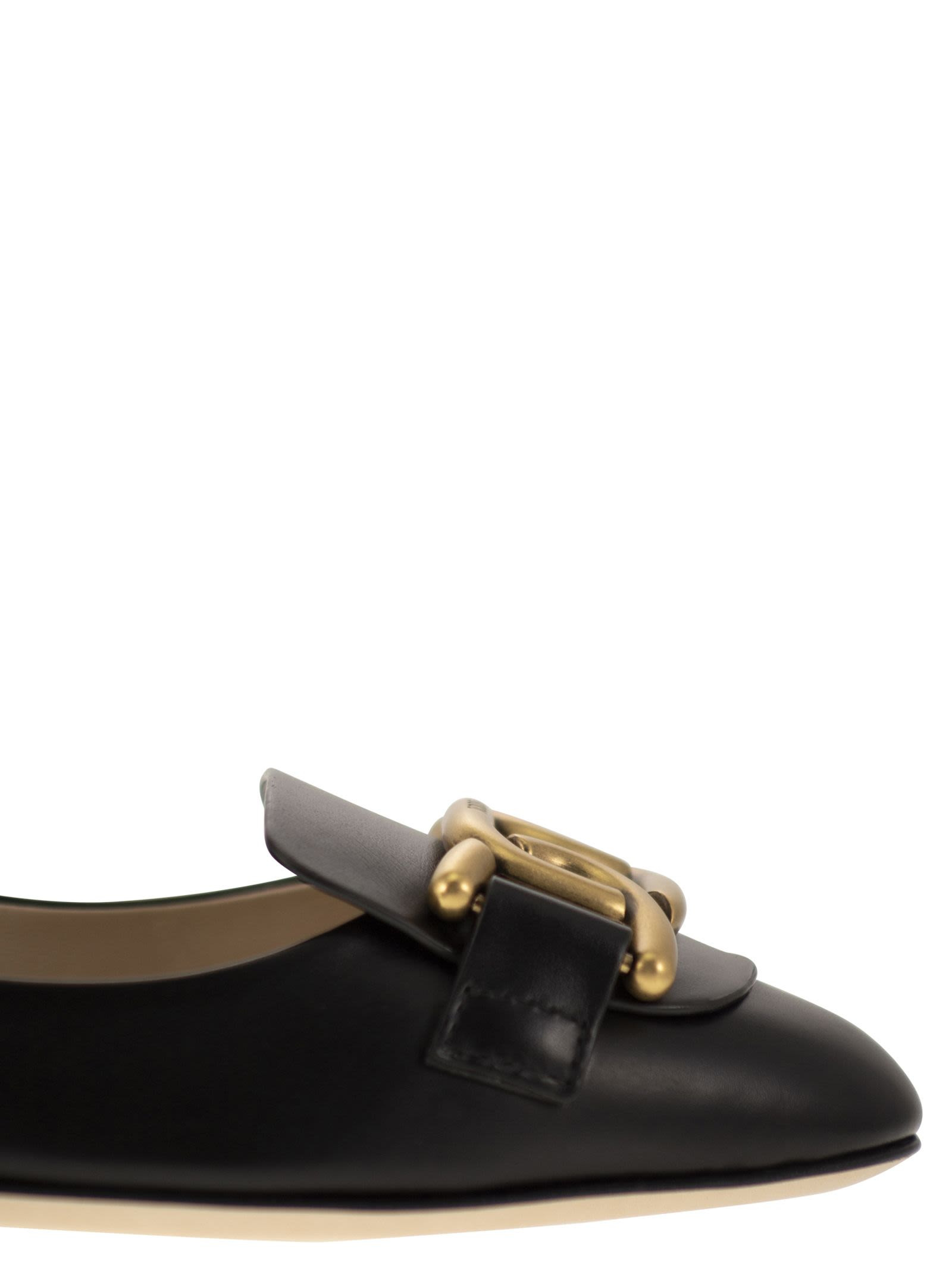Tod's Women Leather Ballerina With Accessory - 6