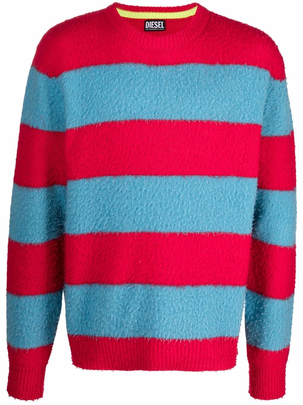 striped wool jumper - 1