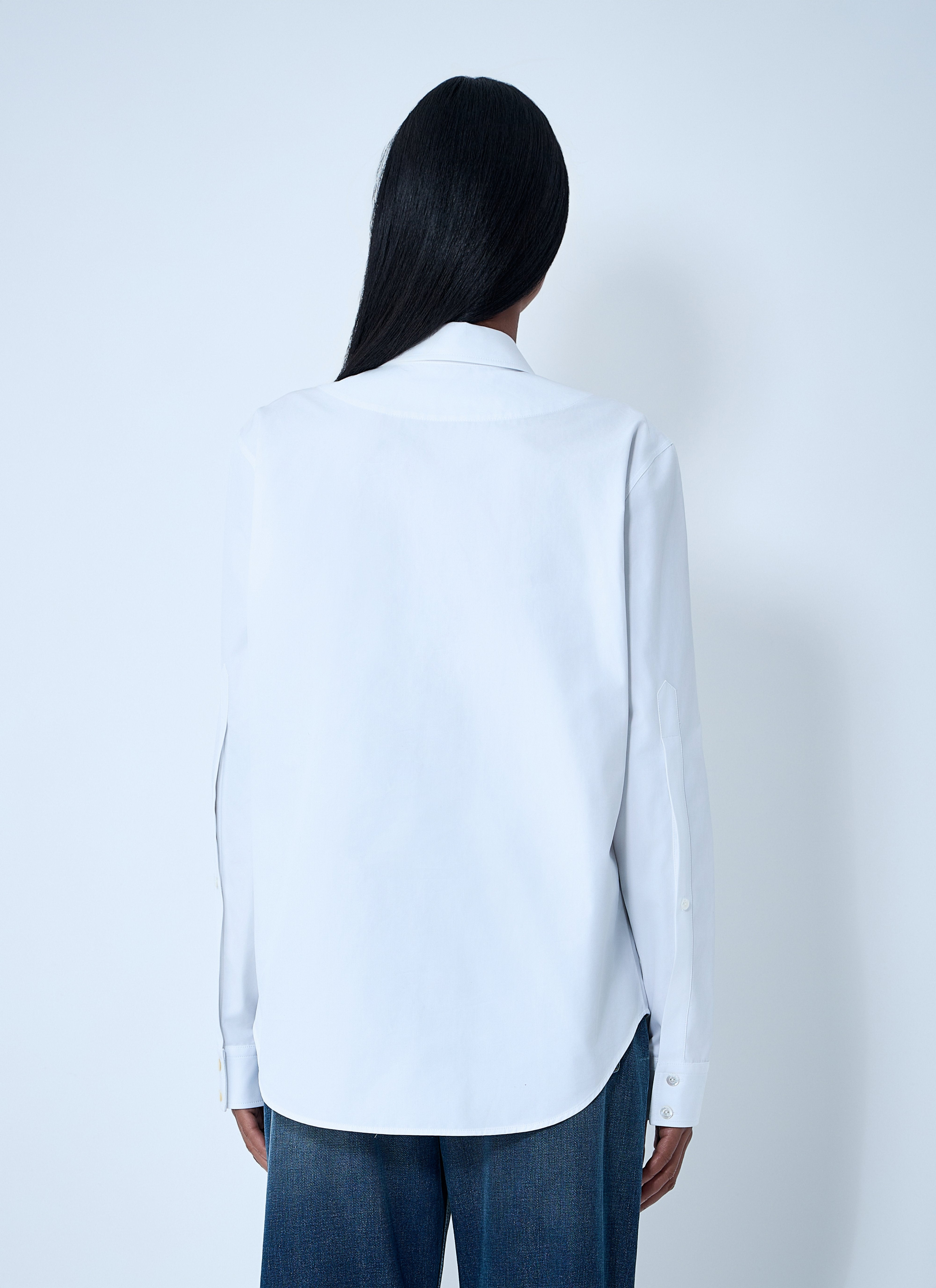 Gucci Women Button-Down Horsebit Shirt - 4