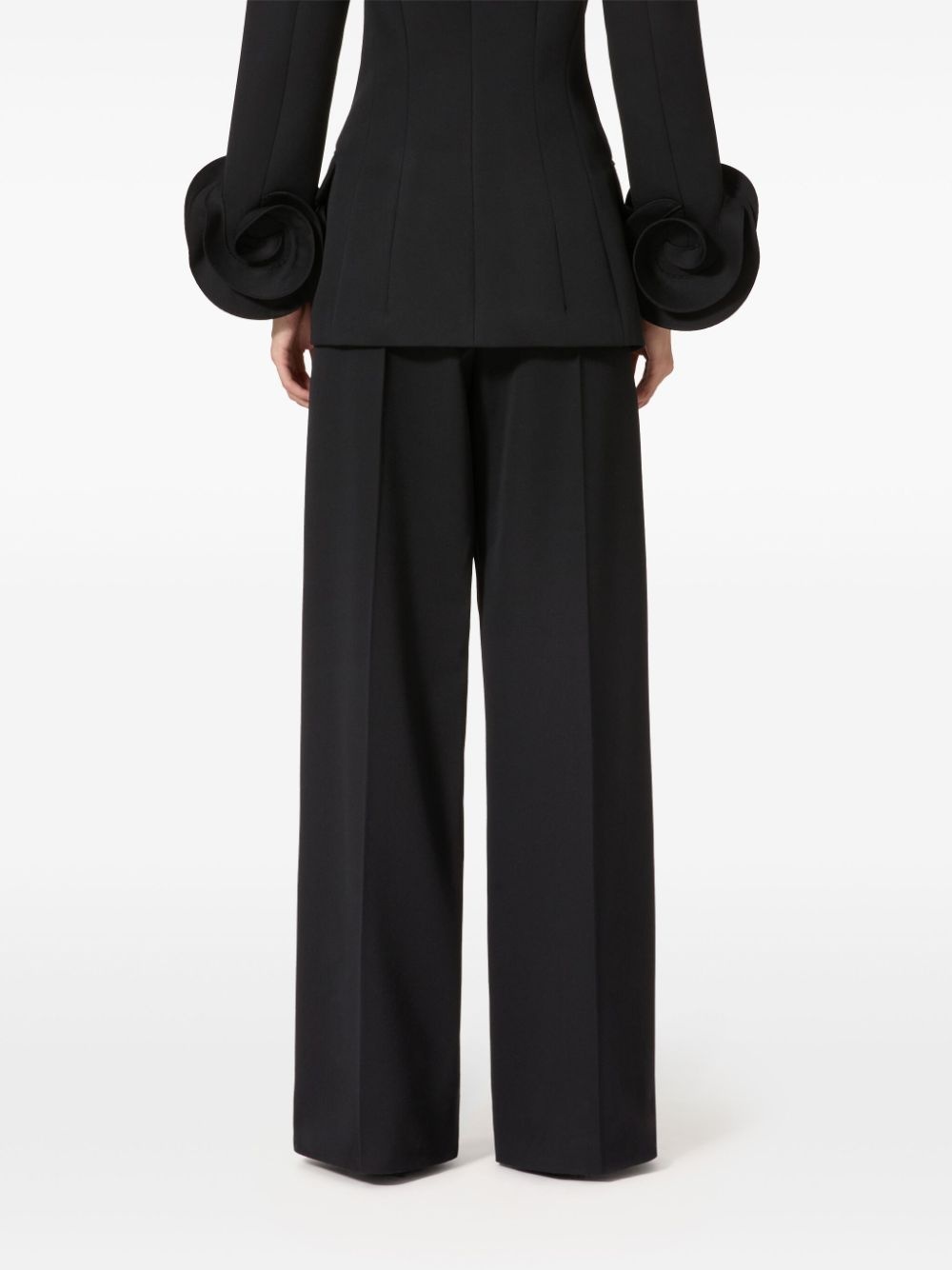 wide-leg tailored trousers - 4