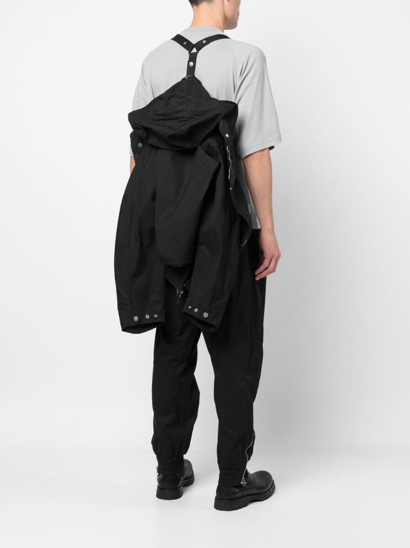 strap hooded jacket - 6