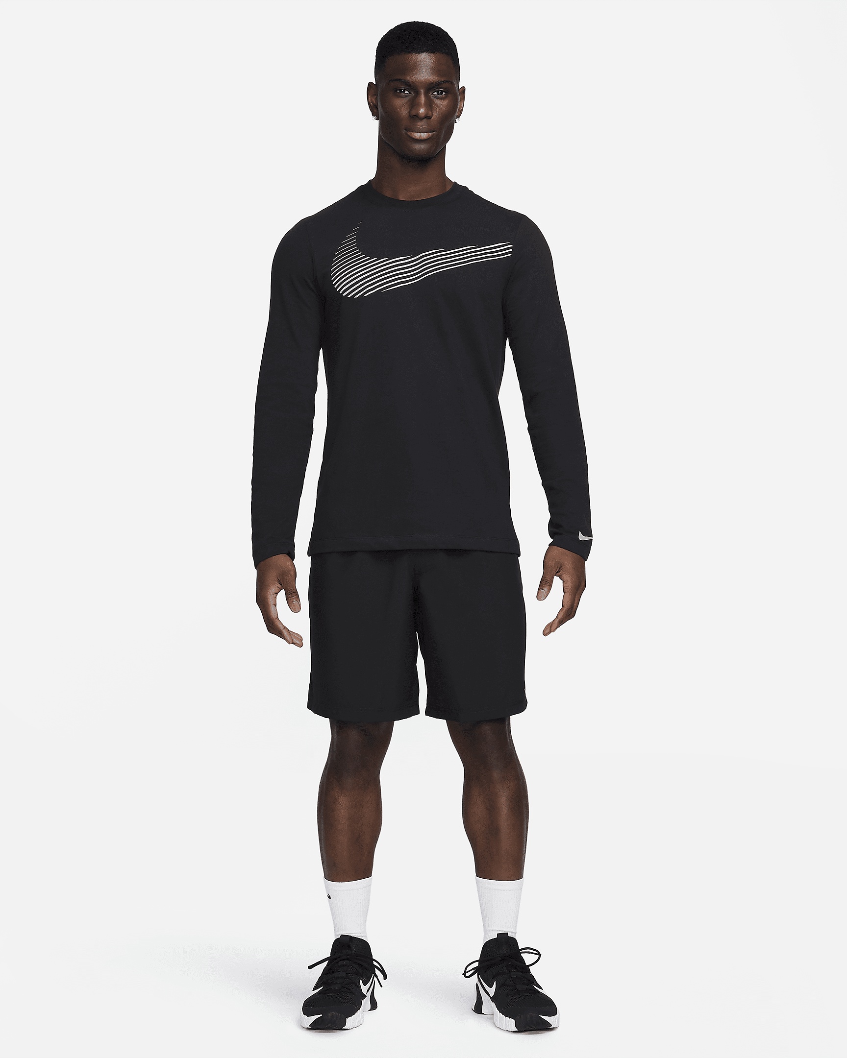 Nike Men's Dri-FIT Long-Sleeve Fitness T-Shirt - 5