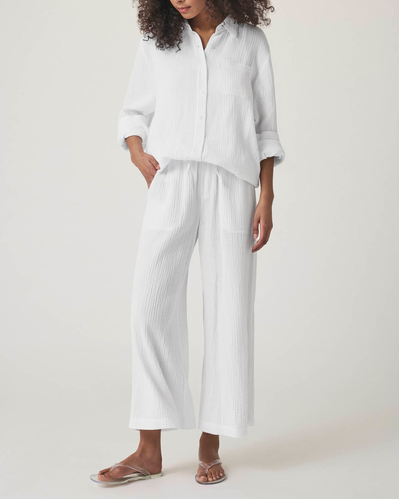 Splendid Kit Gauze Crochet Palazzo Pant outlook