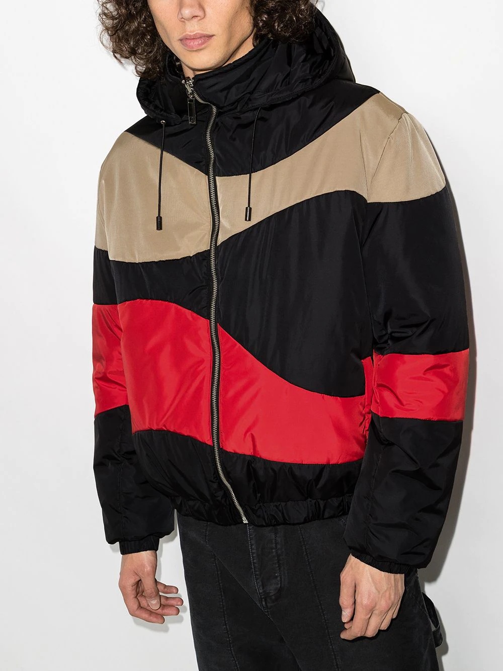 reversible Wave puffer jacket - 2