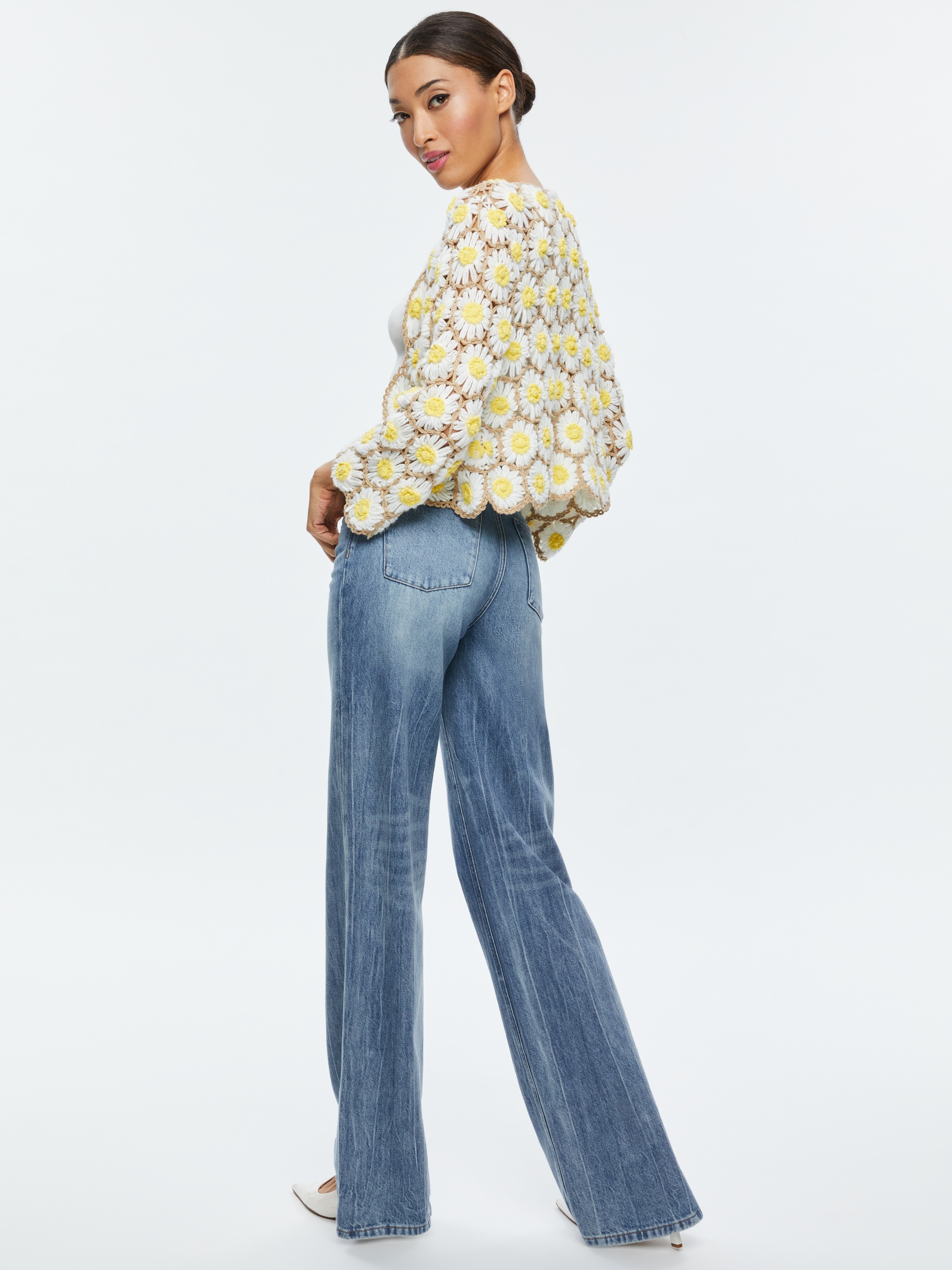 ANDERSON DAISY CROCHET CARDIGAN - 4