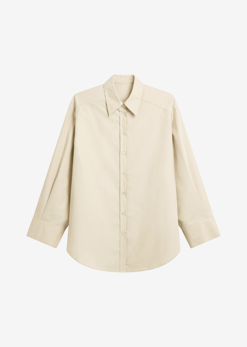 Kent Button Up Shirt - Beige 8