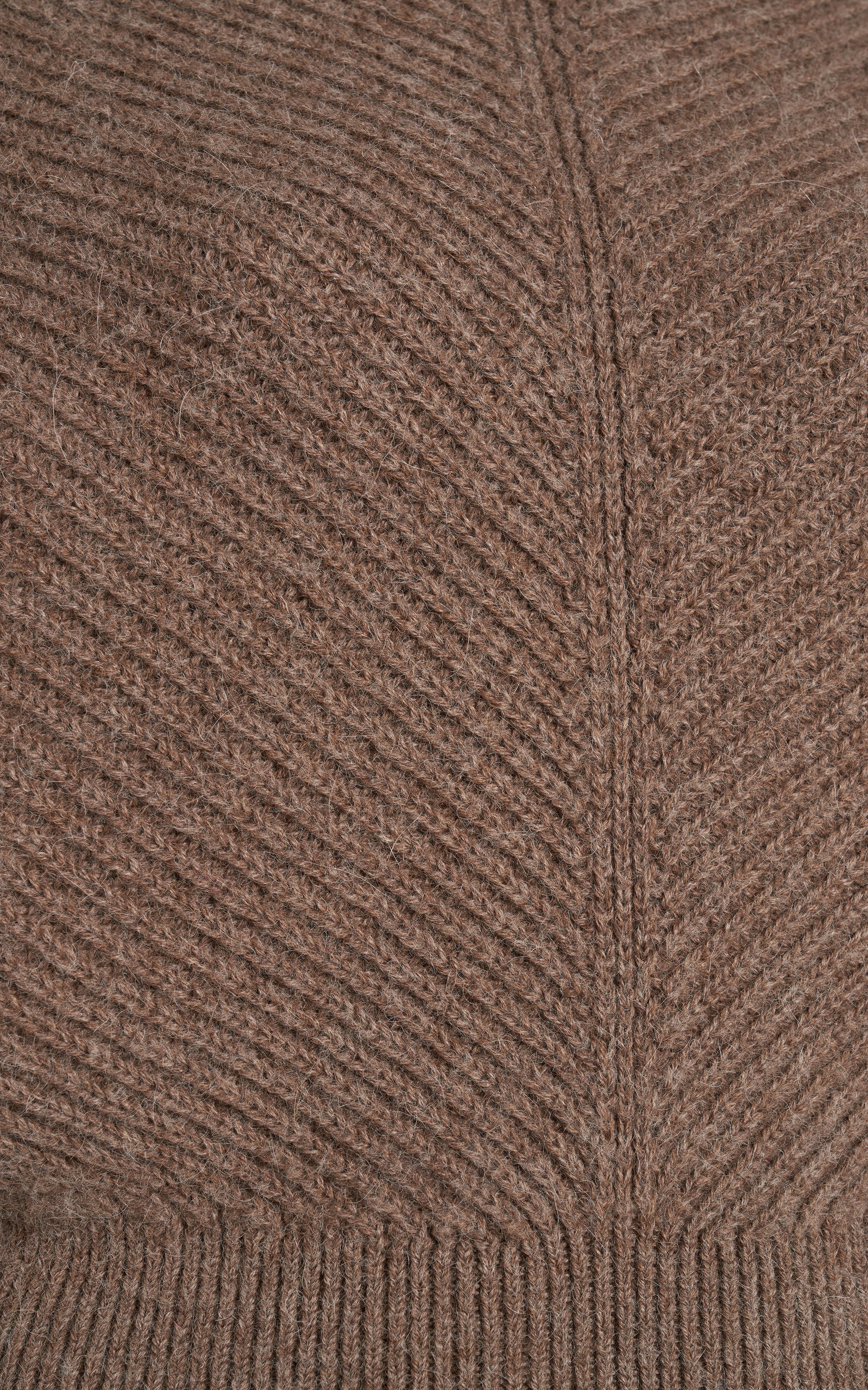 Alpaca Chevron Sweater brown - 6