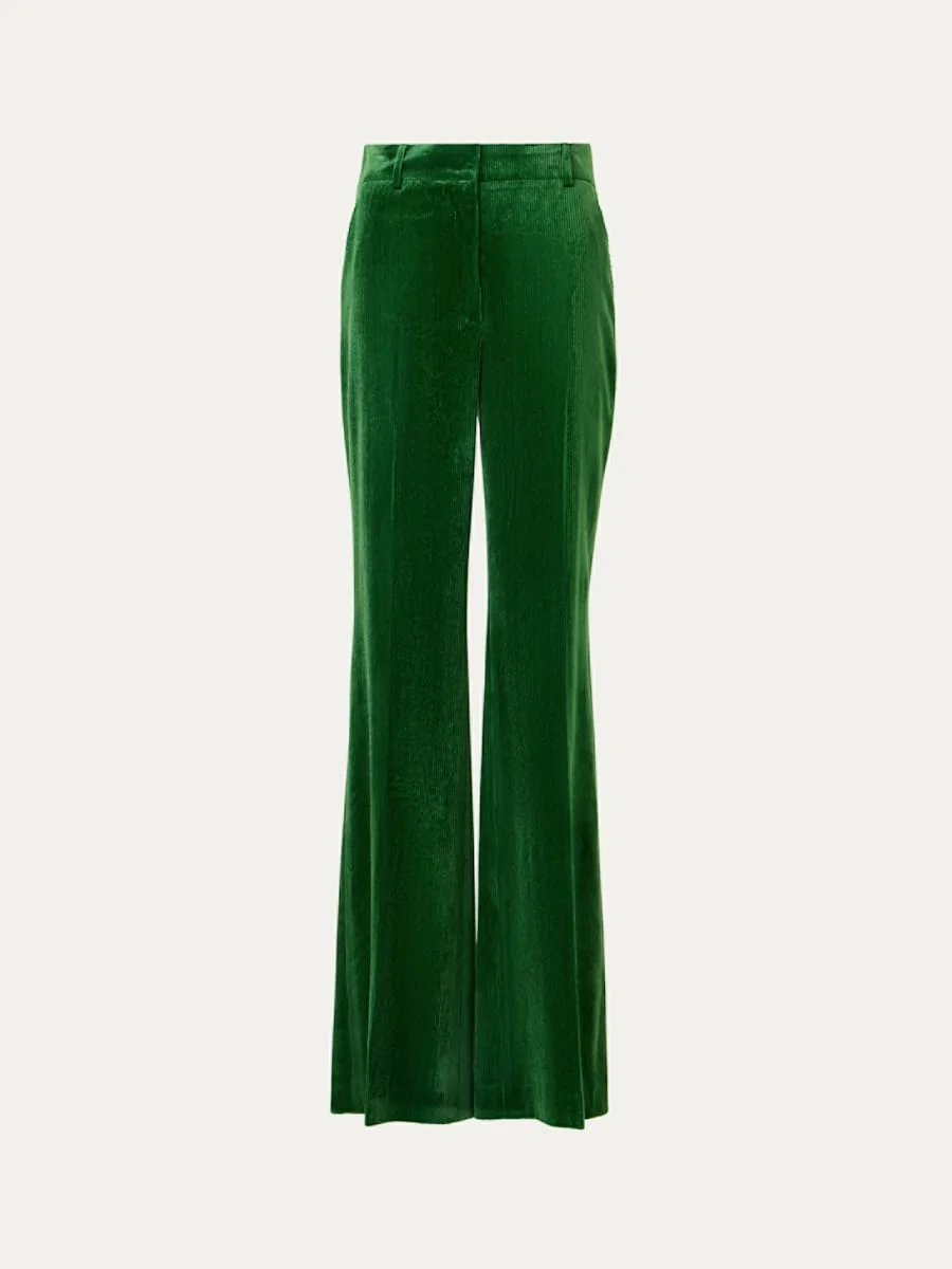Florine Corduroy Wide-Leg Trousers - 1