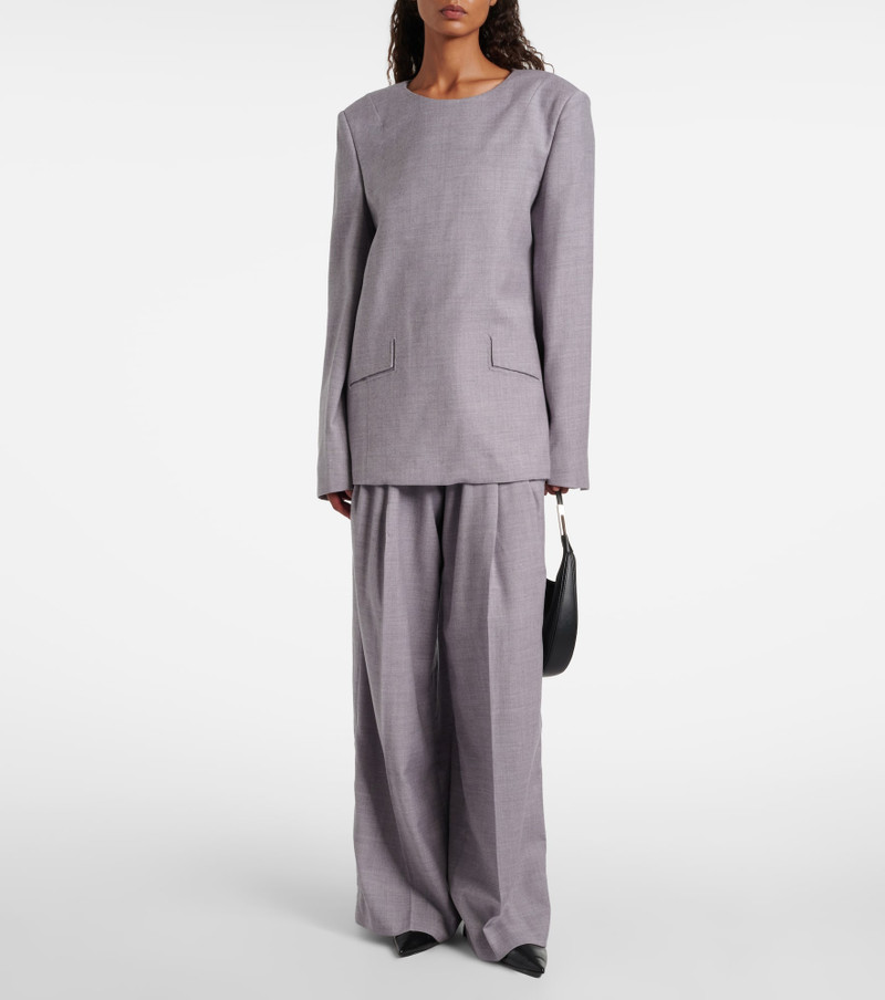 entire studios Wool-blend top outlook