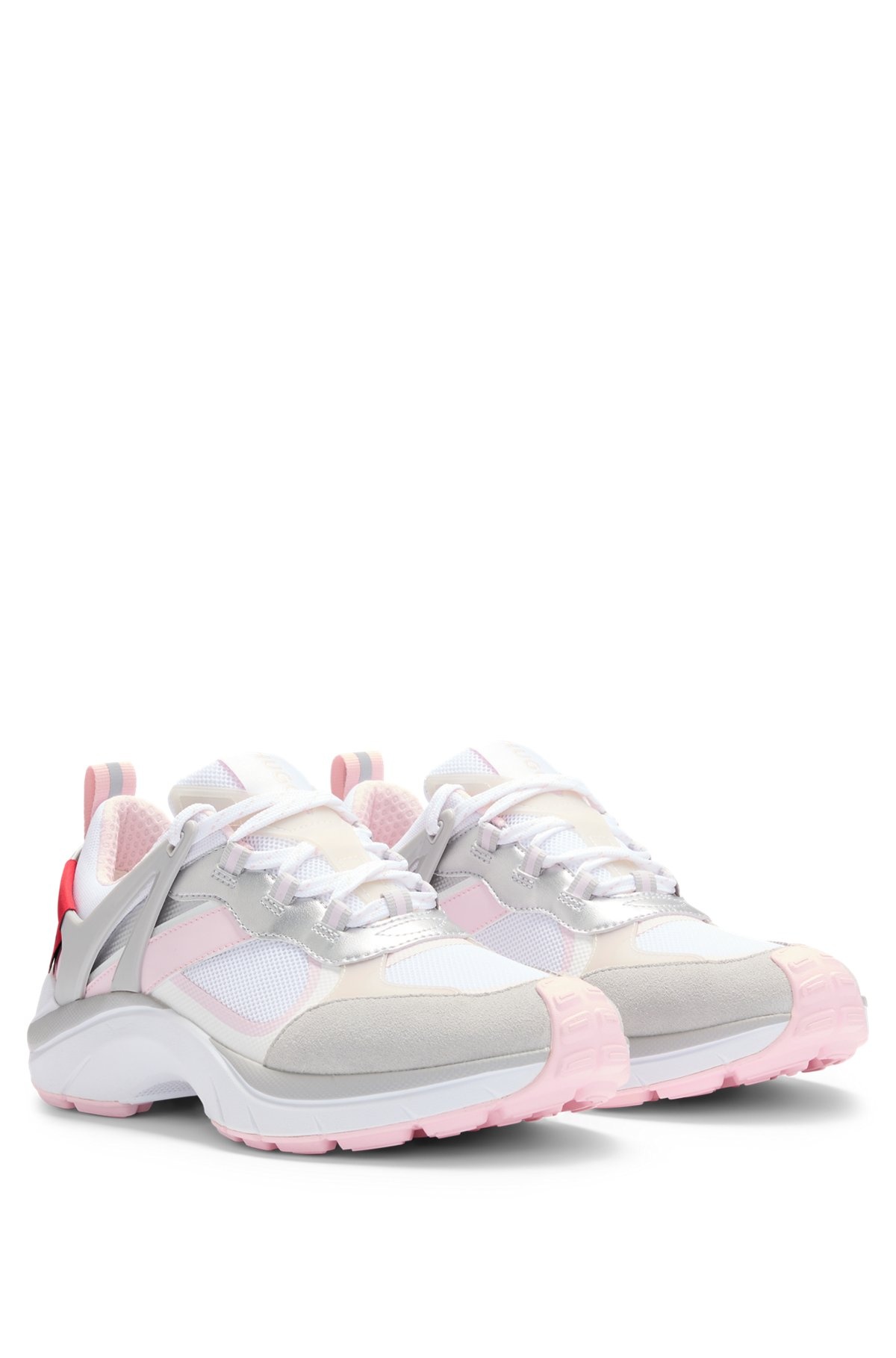 RUNNING-INSPIRED TRAINERS WITH MESH AND SUEDE - 2