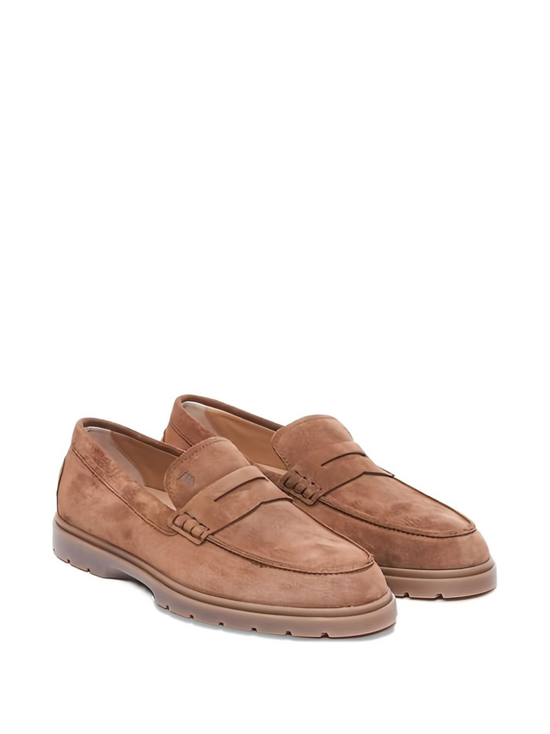Tod's Ibrido tonal-stitching loafers outlook