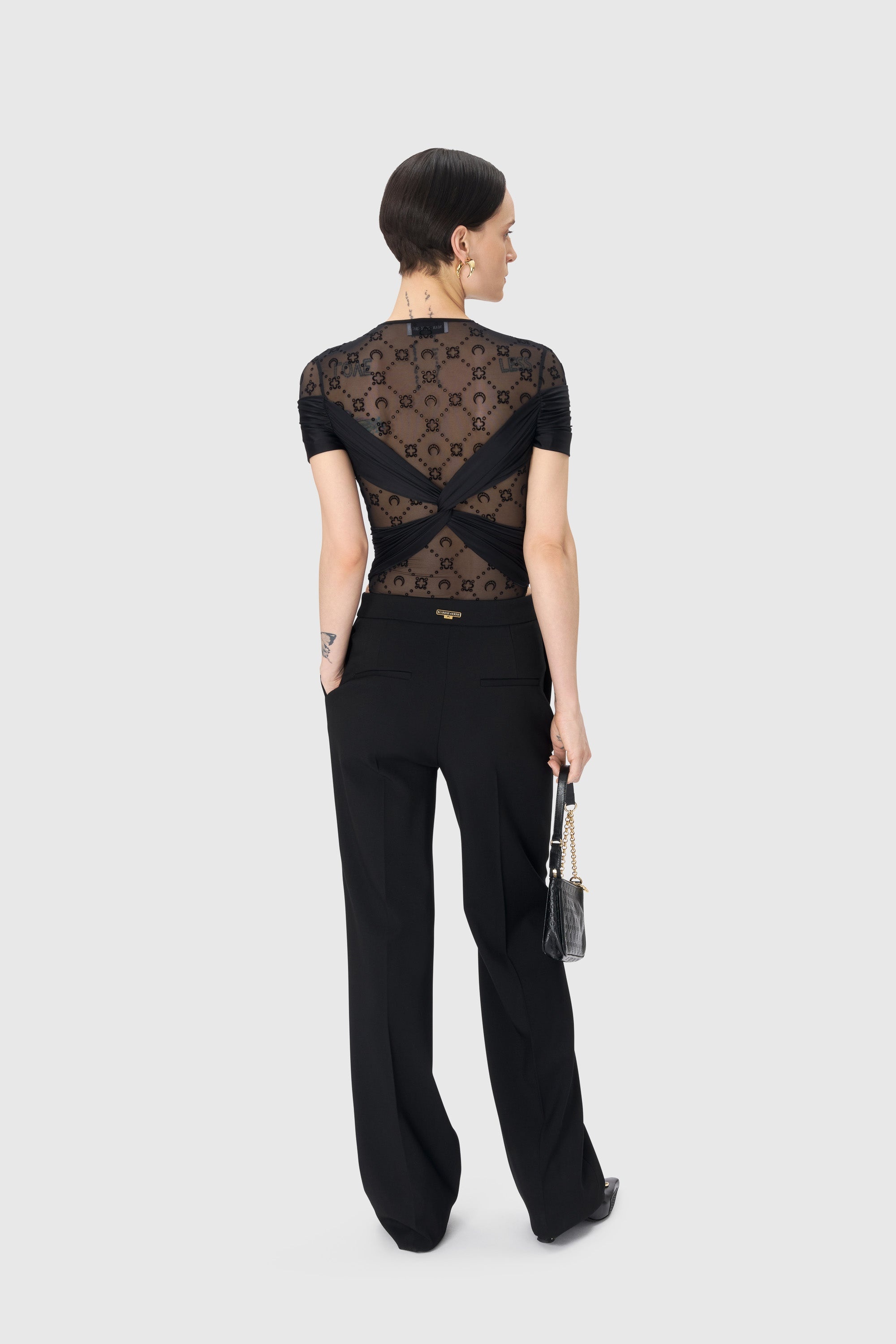 Draped Jersey Bodysuit - 5