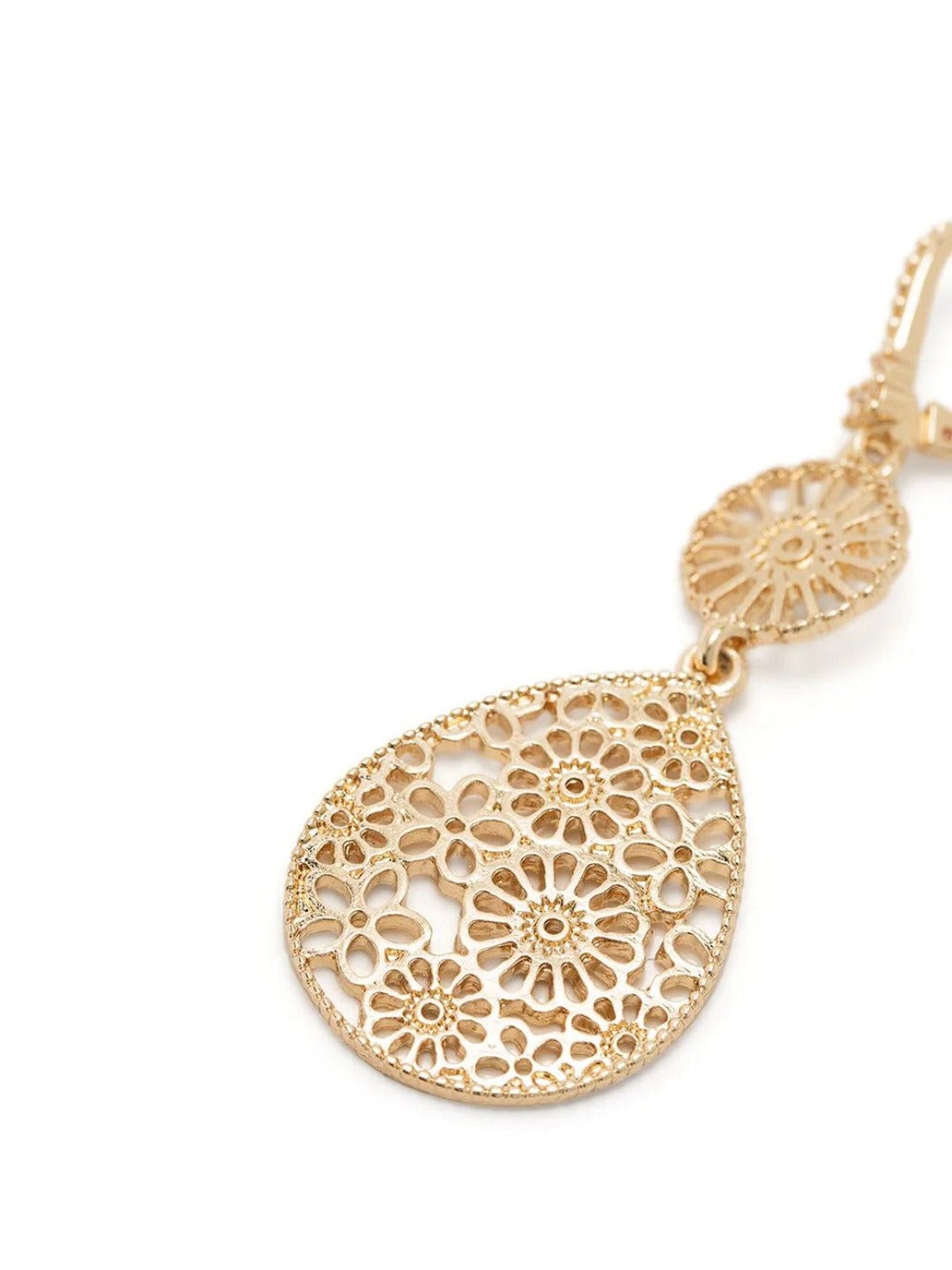 DOUBLE DROP FILIGREE EARRINGS - 3