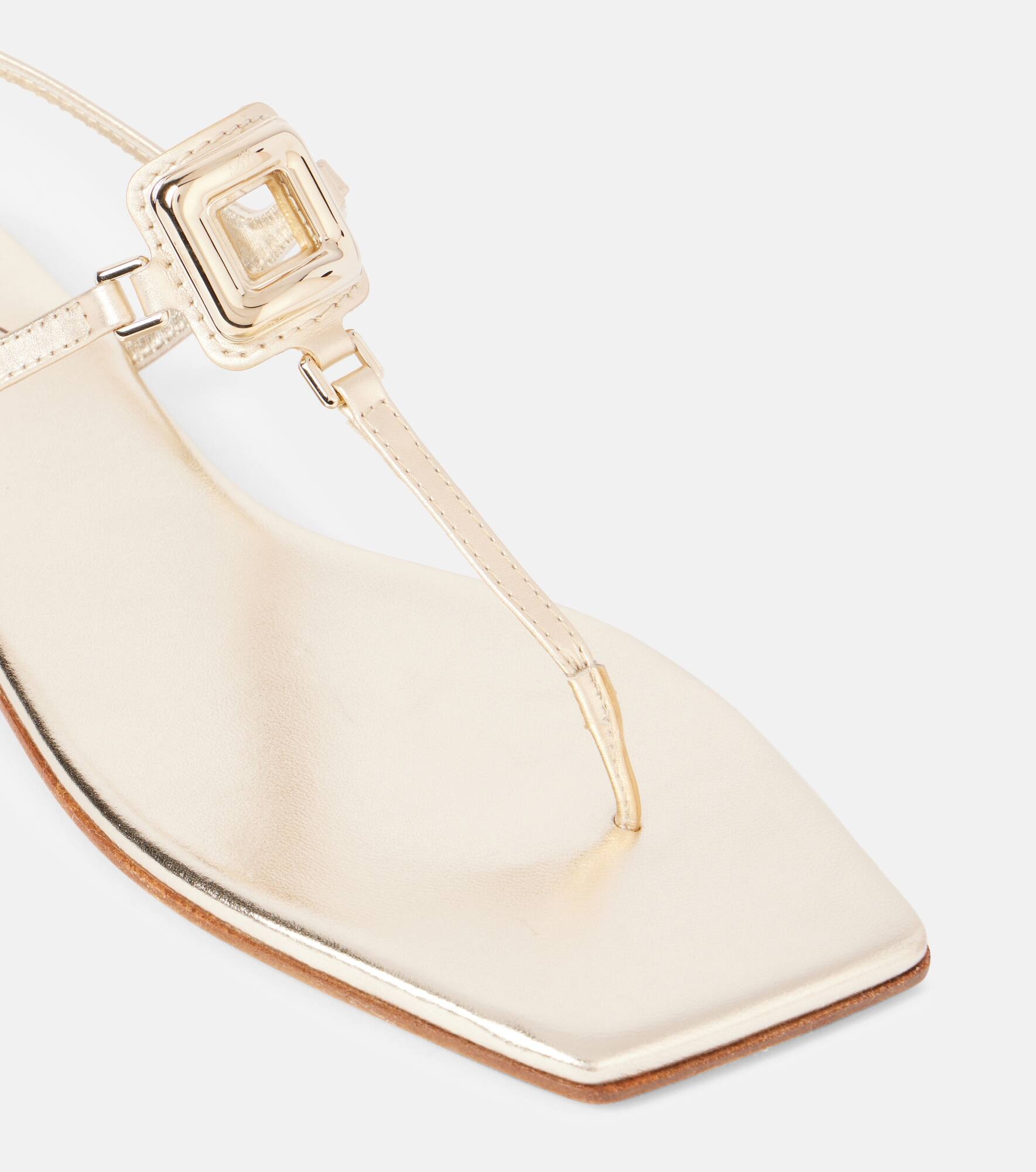 Viv By The Sea leather thong sandals - 5