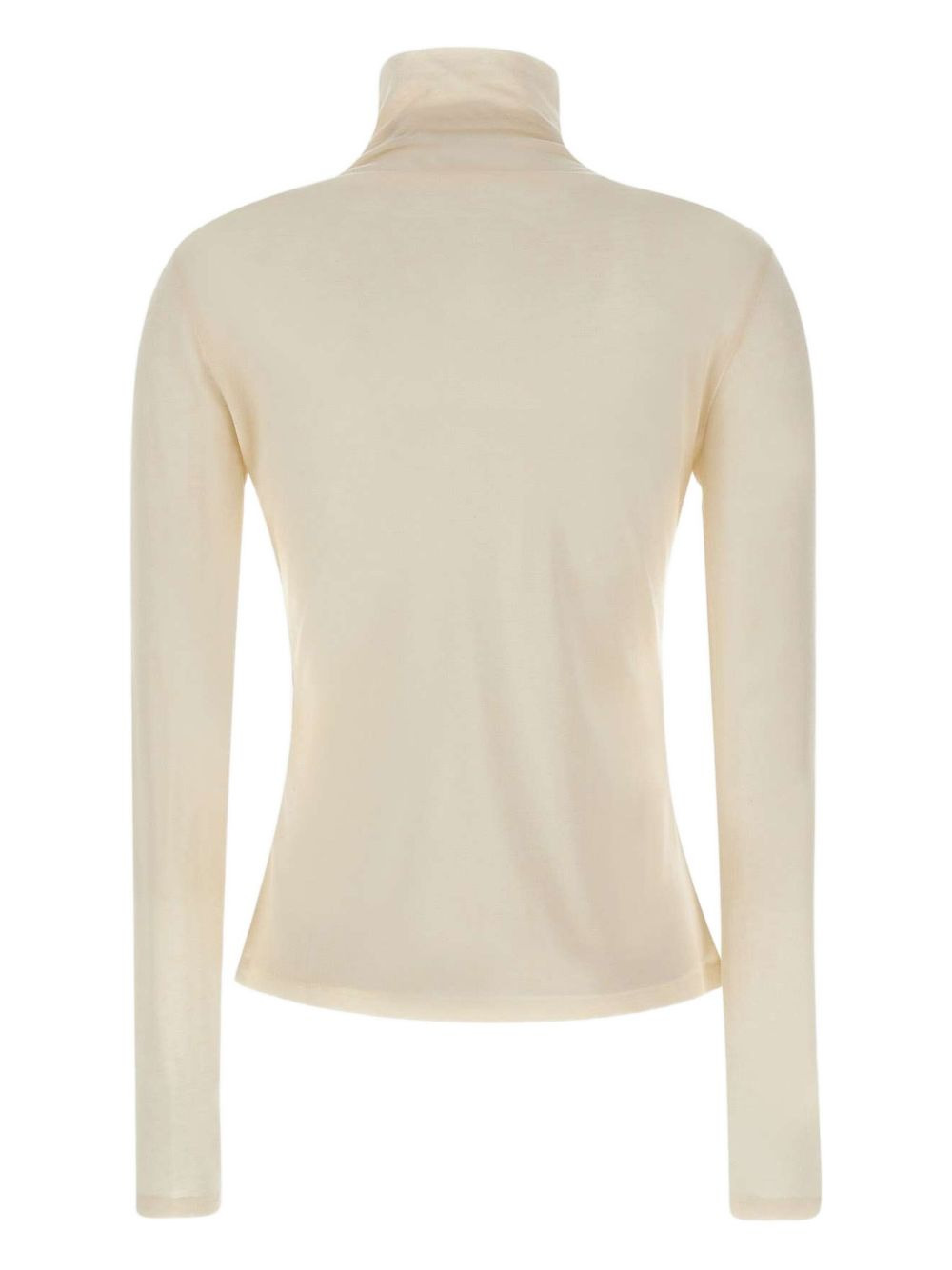 high-neck long-sleeve sweater - 2
